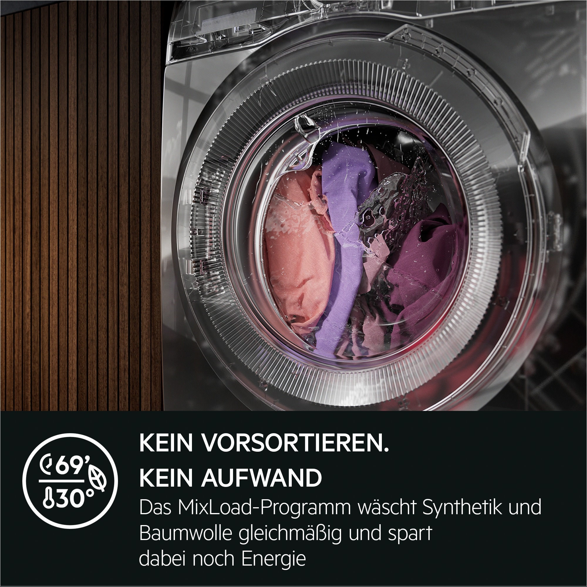AEG Waschmaschine 7000 ProSteam® »LR7EA410FL 914501653« 10 kg 1400 U/min ProSteam®: Auffrischen mit Dampf statt Waschen und 96 % Wasser sparen