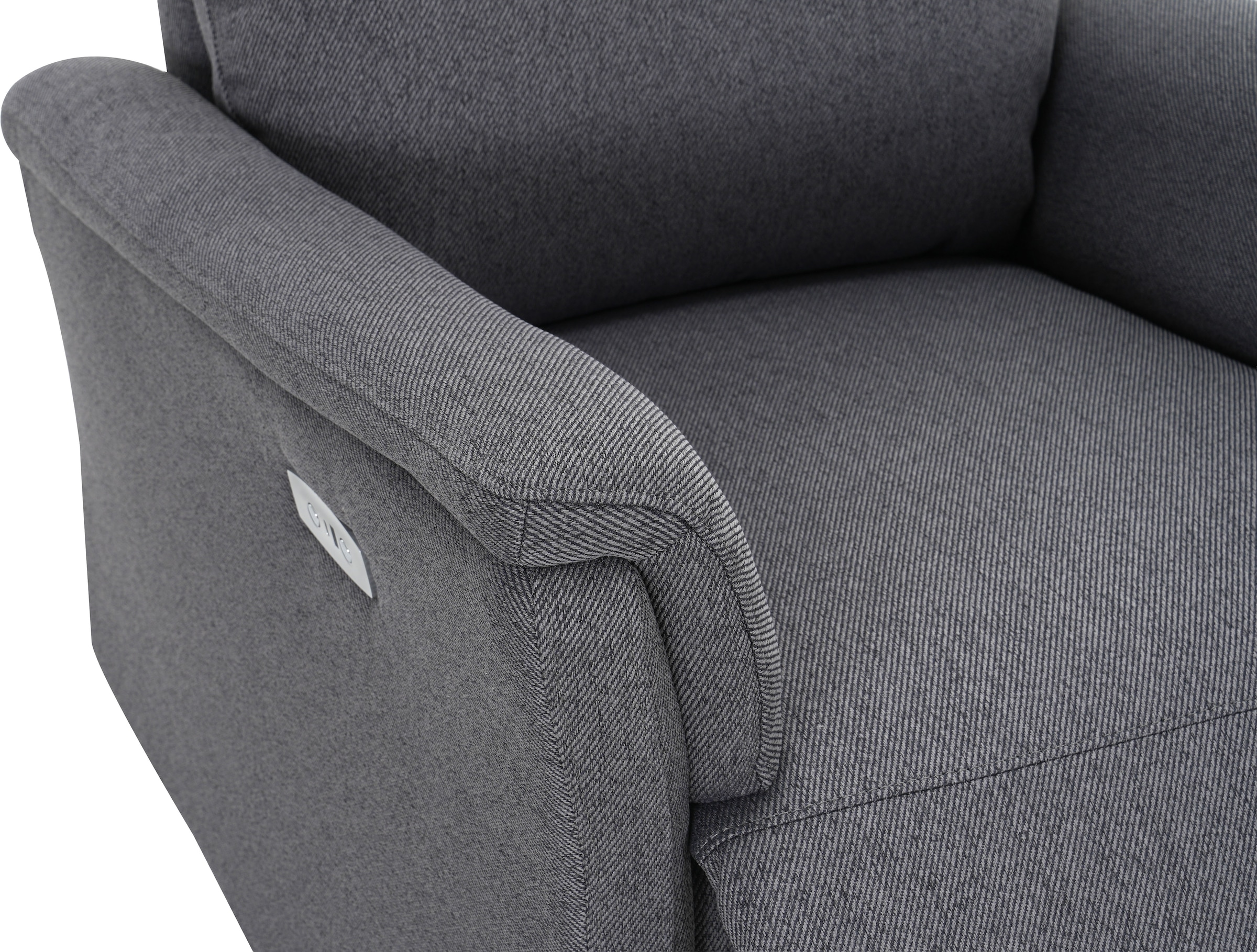 Home affaire Relaxsessel »FINNARA, Relaxsessel, TV-Sessel, elelektrische Relaxfunktion, USB A/C« Liegefunktion 105°-135°, Federkern,