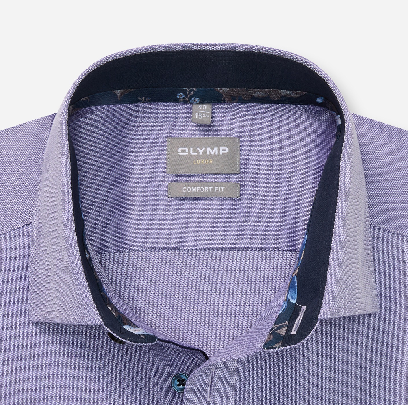 OLYMP Langarmhemd »Luxor«, New-Kentkragen, Businesshemd, comfort fit