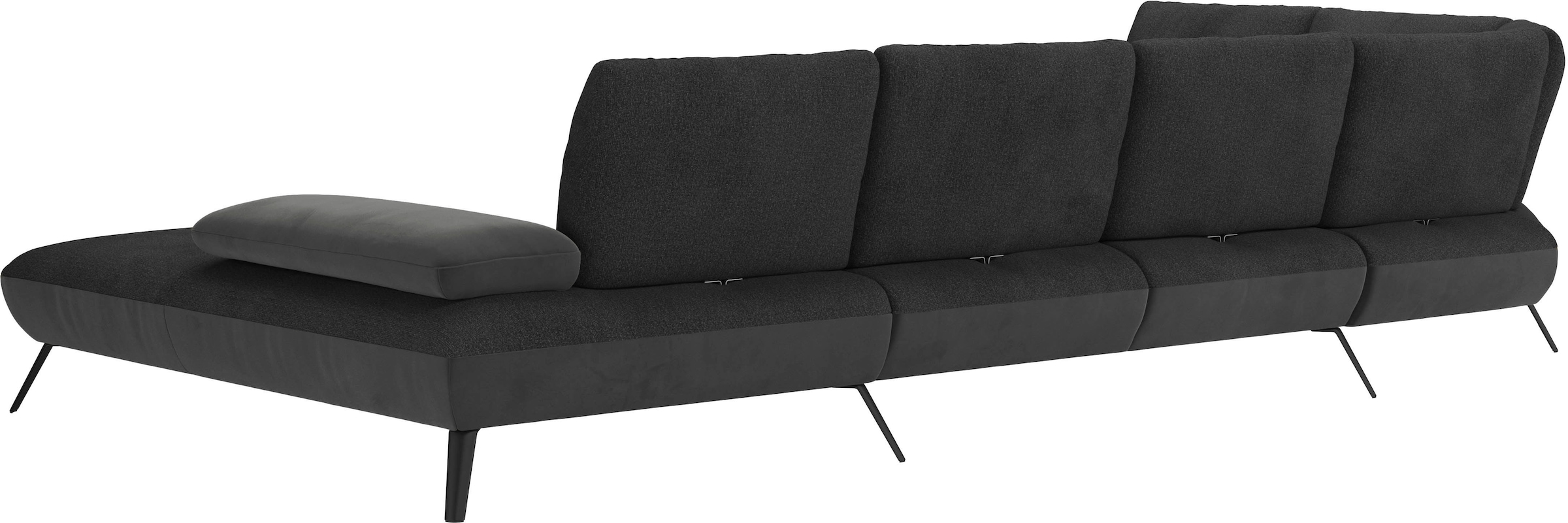 Places of Style Wohnlandschaft »Mikado U-Form«, inkl. Sitztiefenverstellung und Armteilverstellung