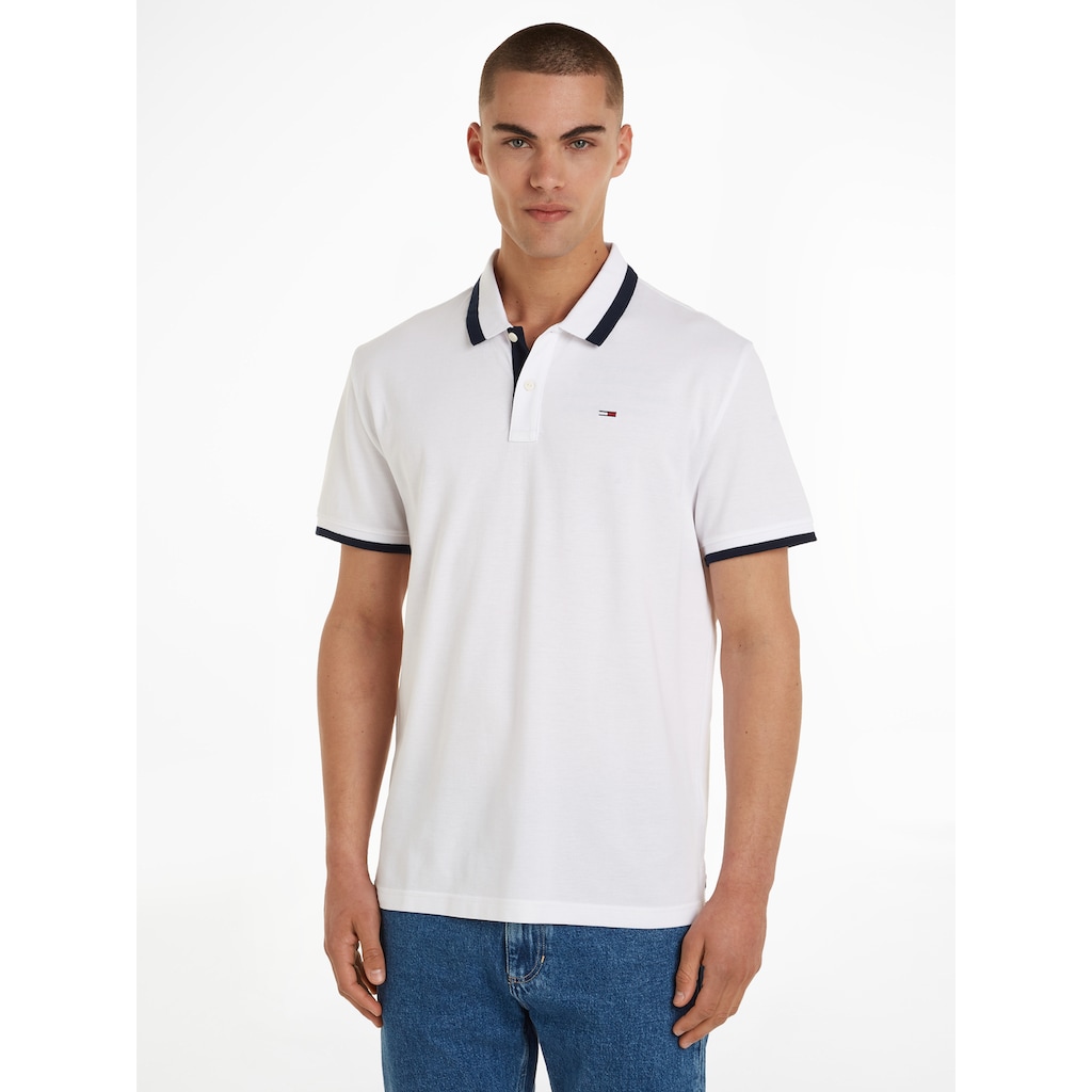 Tommy Jeans Poloshirt »TJM REG SOLID TIPPED POLO«, mit Polokragen