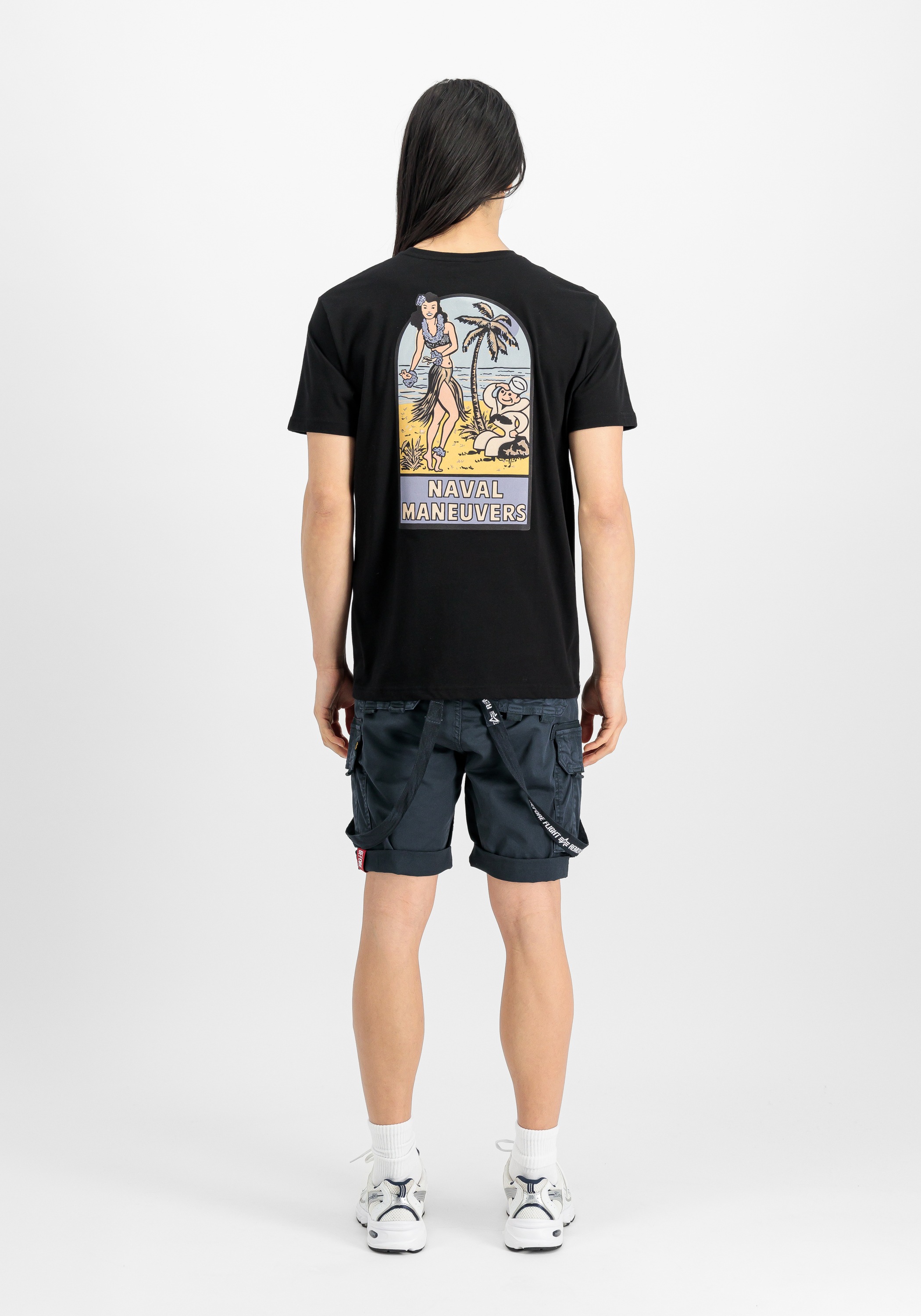 Alpha Industries Naval Short Sleeve T-Shirt Black L 3
