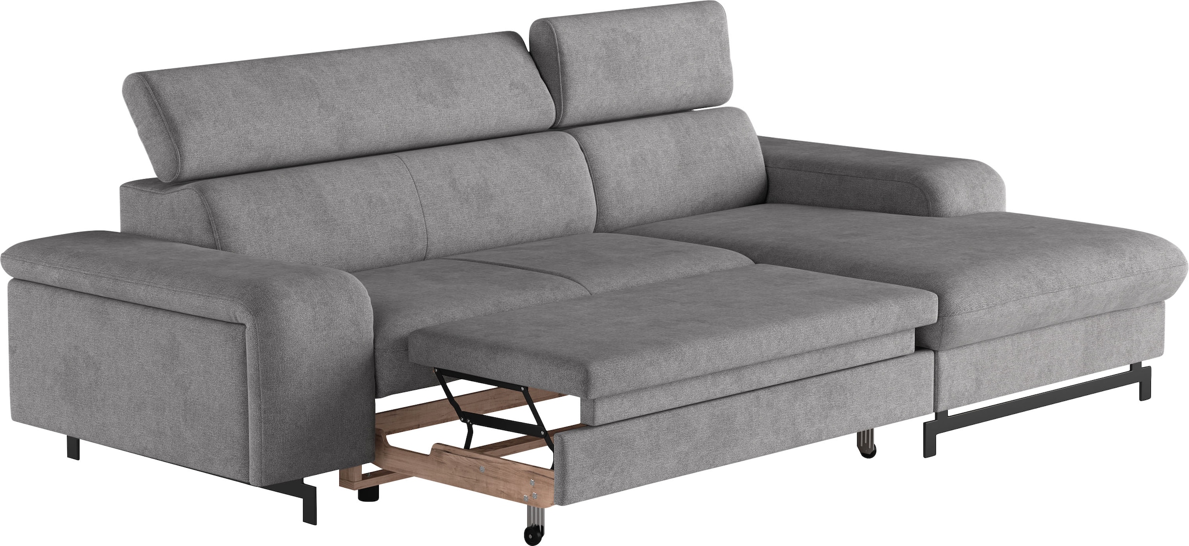 COTTA Ecksofa »Emma L-Form«, mit Kopfteilverstellung, wahlweise mit Bettfunktion & Bettkasten
