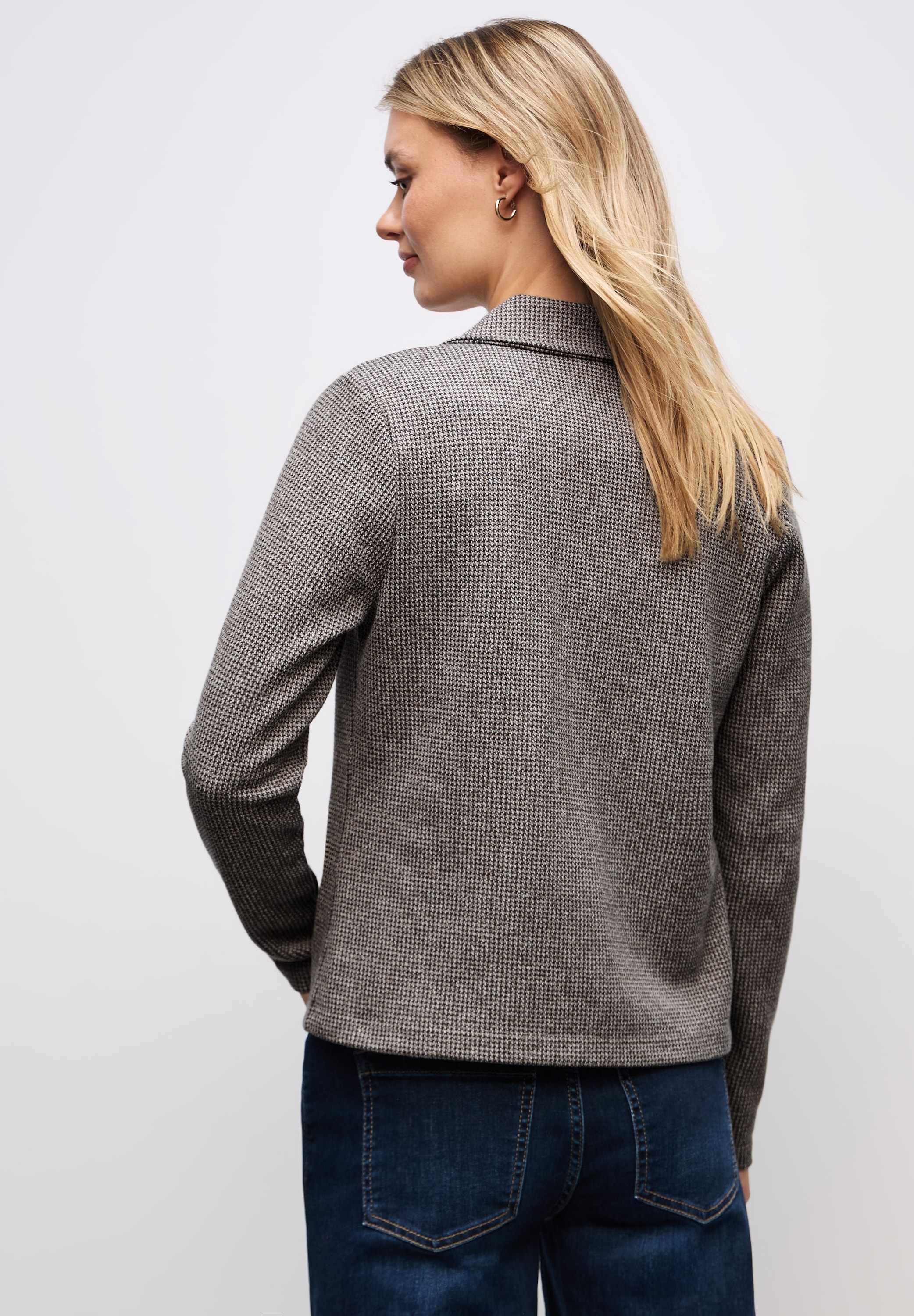 STREET ONE Jackenblazer meliert, mit klassischem Reverskragen