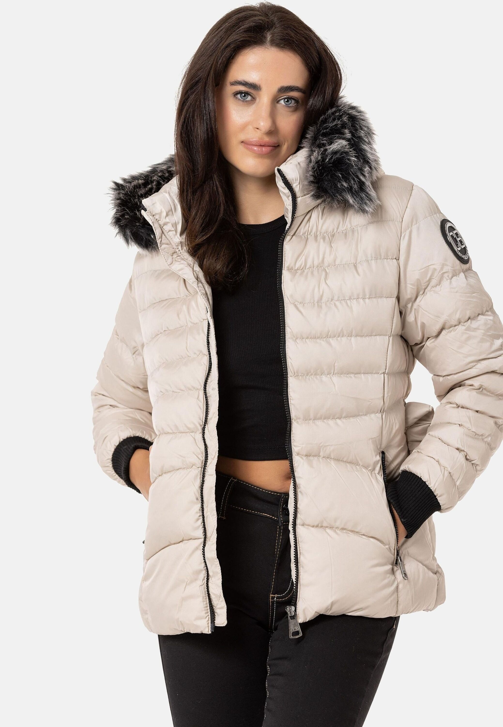 Cipo & Baxx Winterjacke "Cipo & Baxx Jacken" mit Kapuze mit Kapuze, WM132