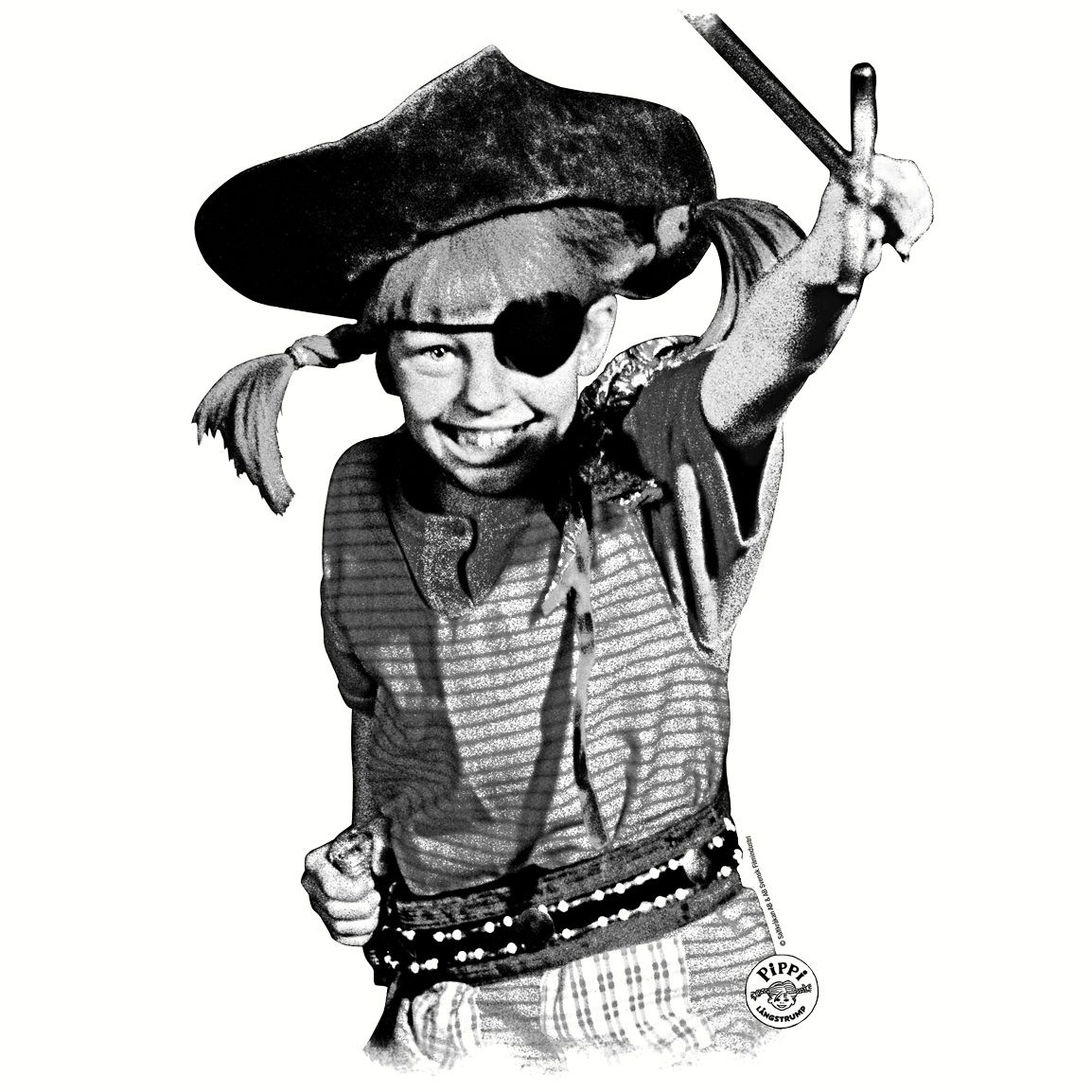 LOGOSHIRT T-Shirt »Pippi Langstrumpf – Pirat«, mit lizenziertem Originaldesign