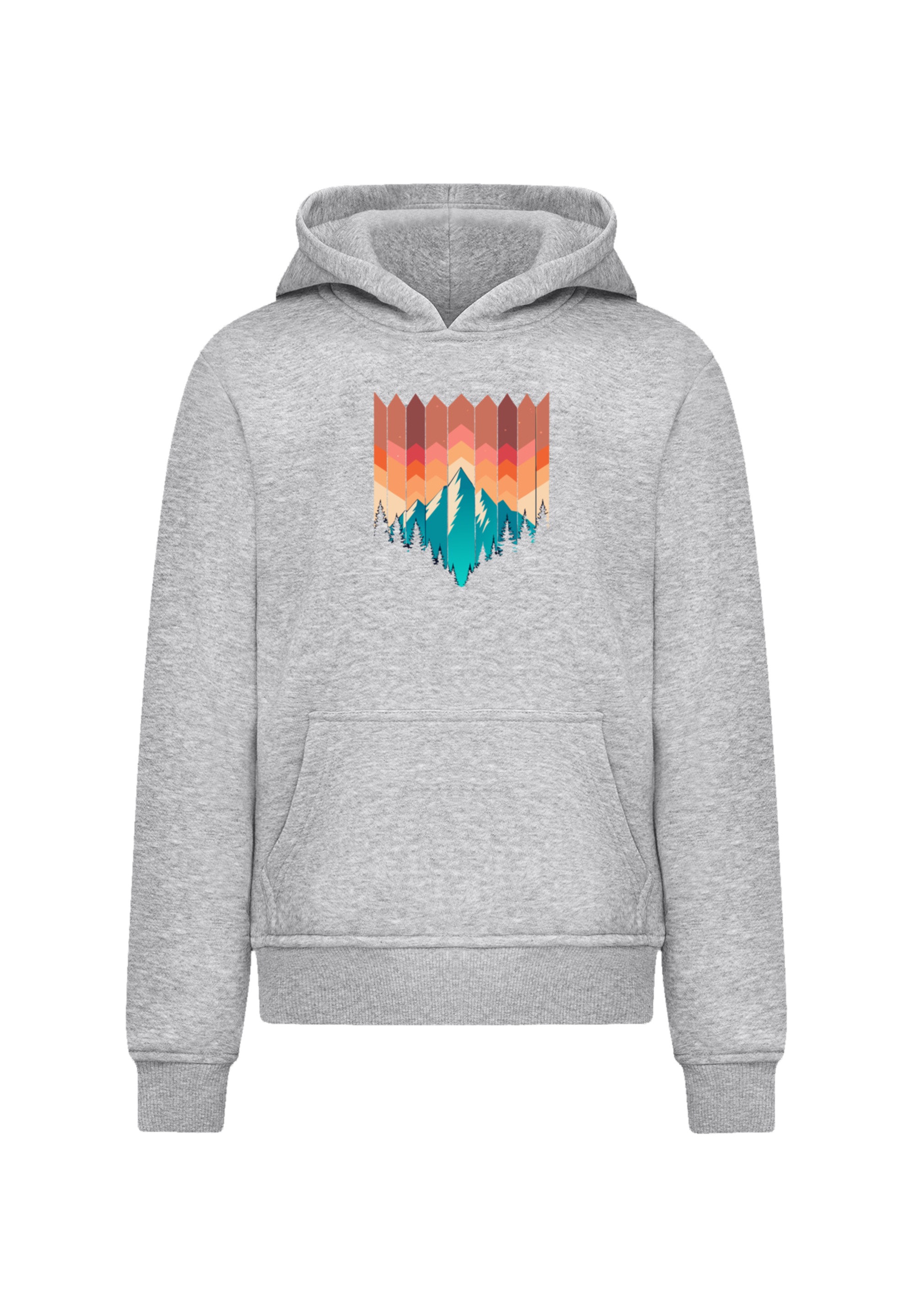 F4NT4STIC Kapuzenpullover »Berg Sonnenuntergang Geometrisch«, Premium Qualität