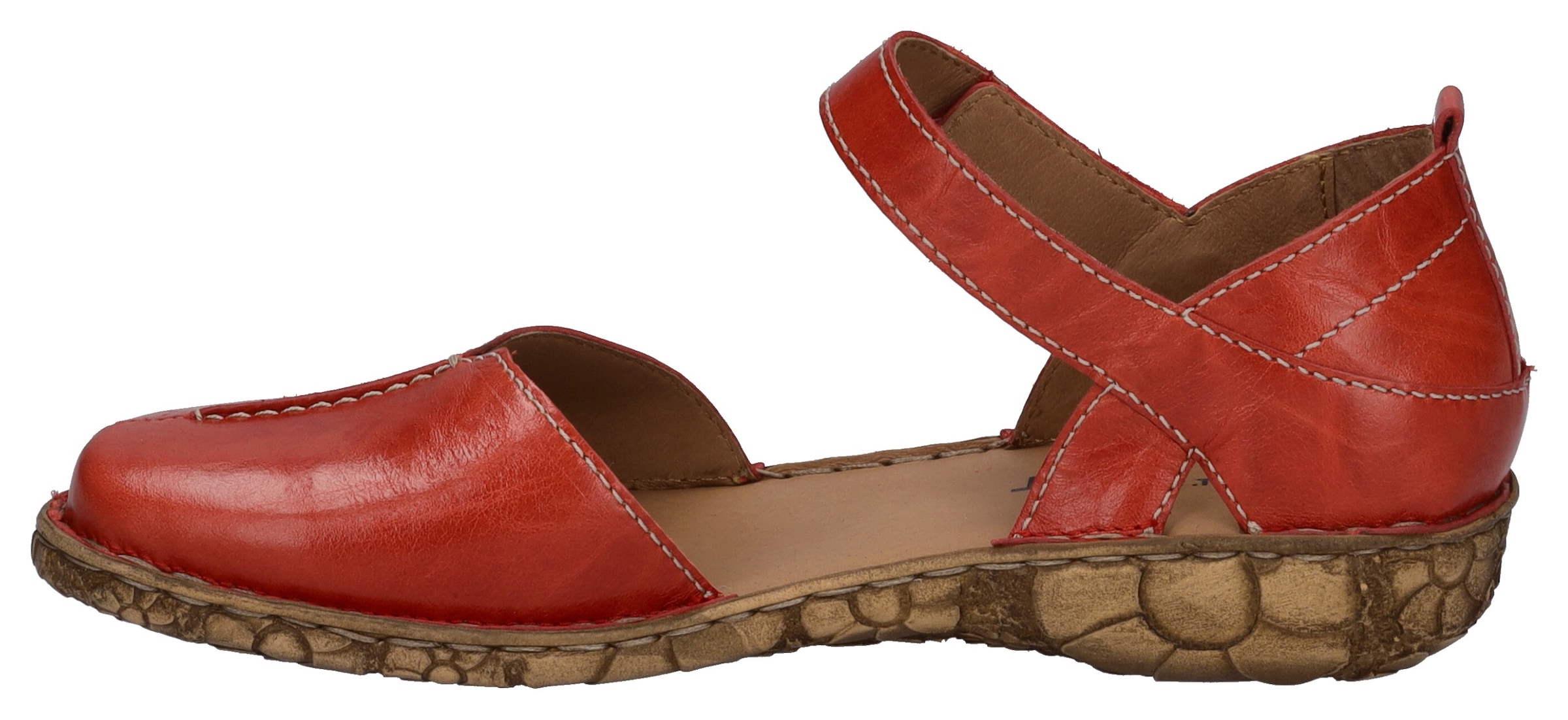 Josef Seibel Riemchenballerina »ROSALIE 42«, Sandale, Spangenschuh, Komfortschuh mit Klettverschluss