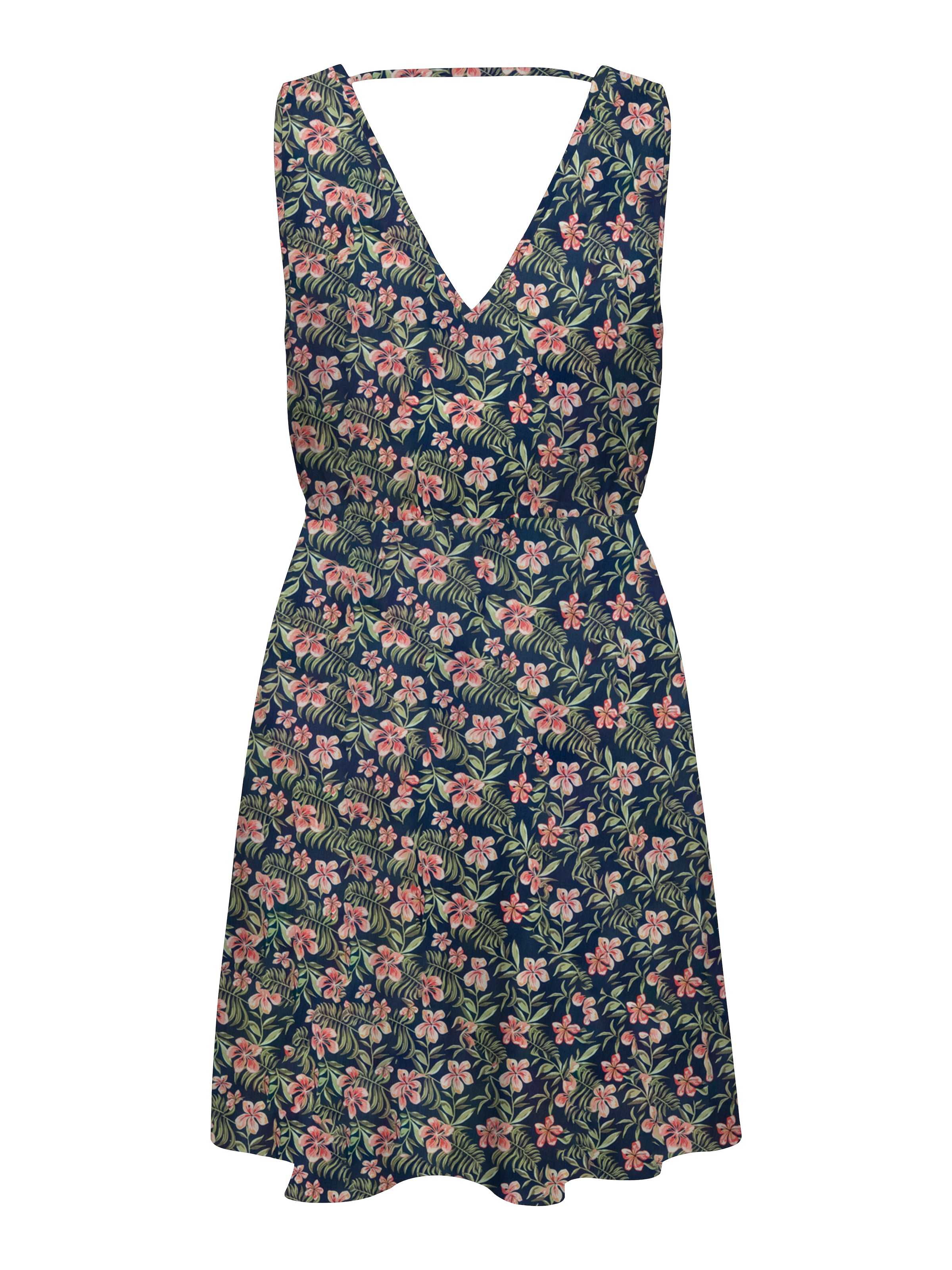 ONLY Minikleid »ONLNOVA LIFE VIS SARA STRING DRESS AOP«, Sommerkleid