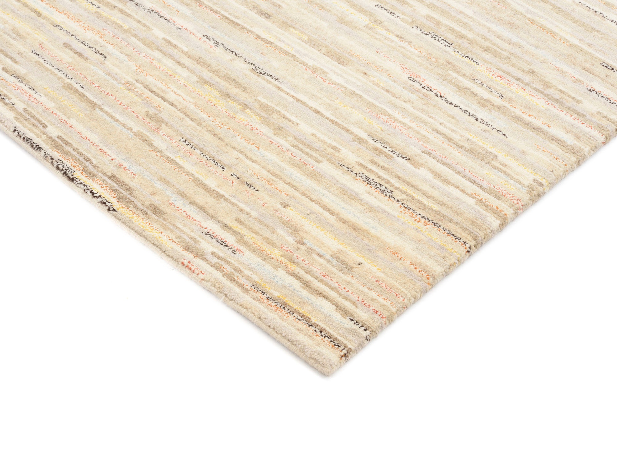 Orientteppich OCI DIE TEPPICHMARKE "HIMALI LINEA", beige, B:170cm H:5mm L:240cm, Wolle, Teppiche, reine Wolle, handgeknüpft, mit Fransen, Wohnzimmer 3