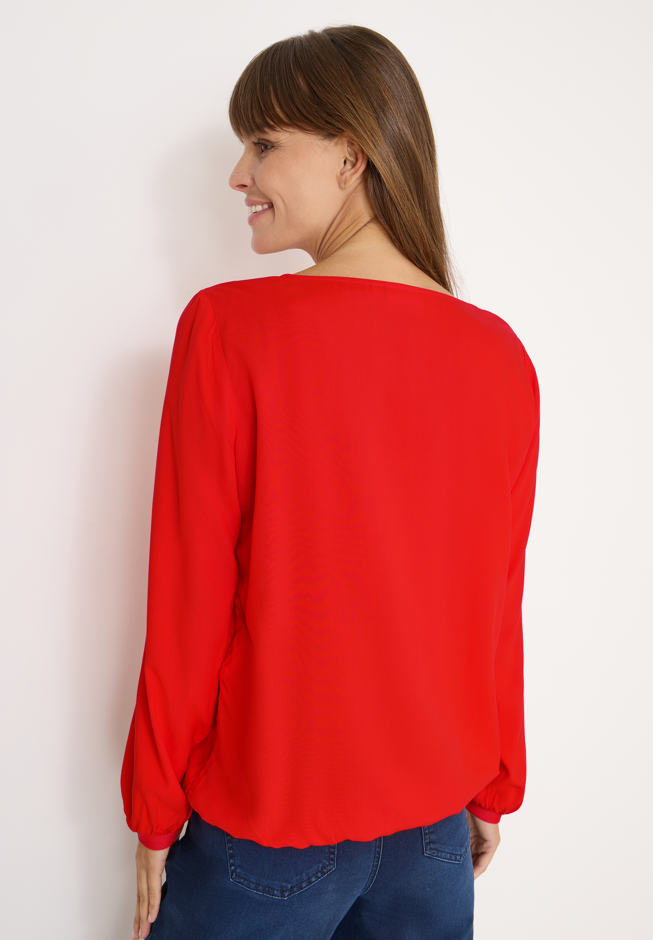 Cecil Langarmbluse aus softer Viskose