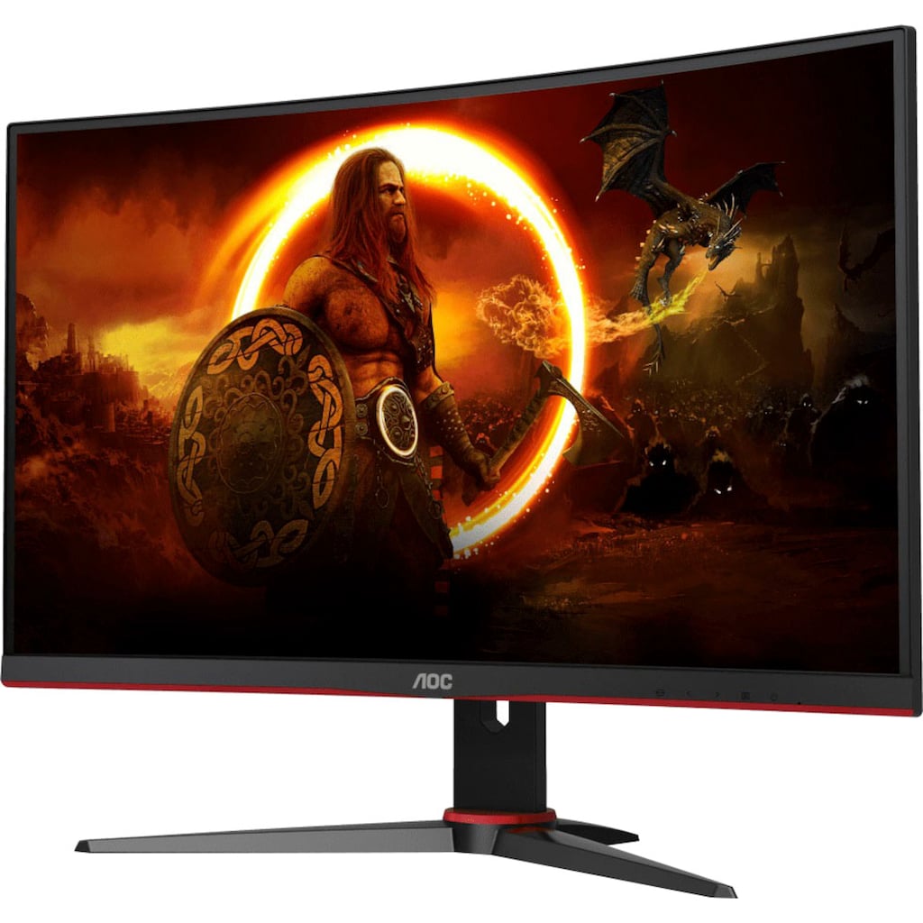 AOC Curved-Gaming-Monitor »C24G2AE/BK«, 59,9 cm/23,6 Zoll, 1920 x 1080 px, Full HD, 1 ms Reaktionszeit, 165 Hz