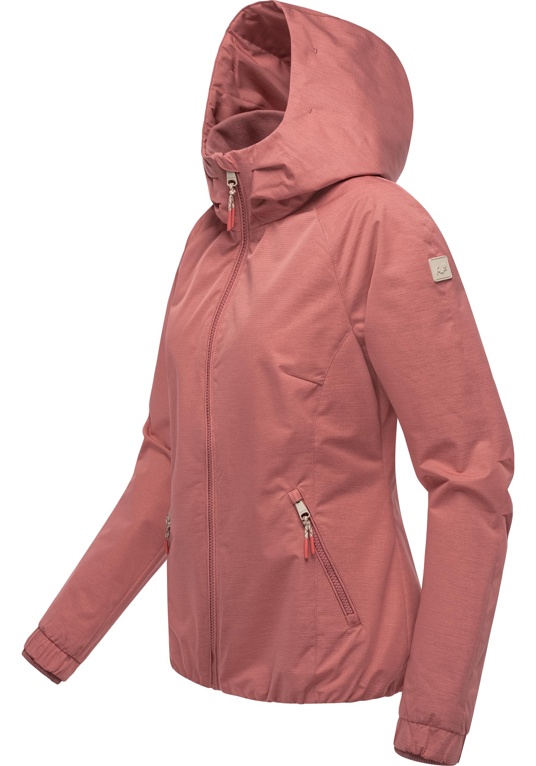 Ragwear Outdoorjacke »Dizzie Tech«, mit Kapuze, Wasserdichte Damen Übergangsjacke mit großer Kapuze