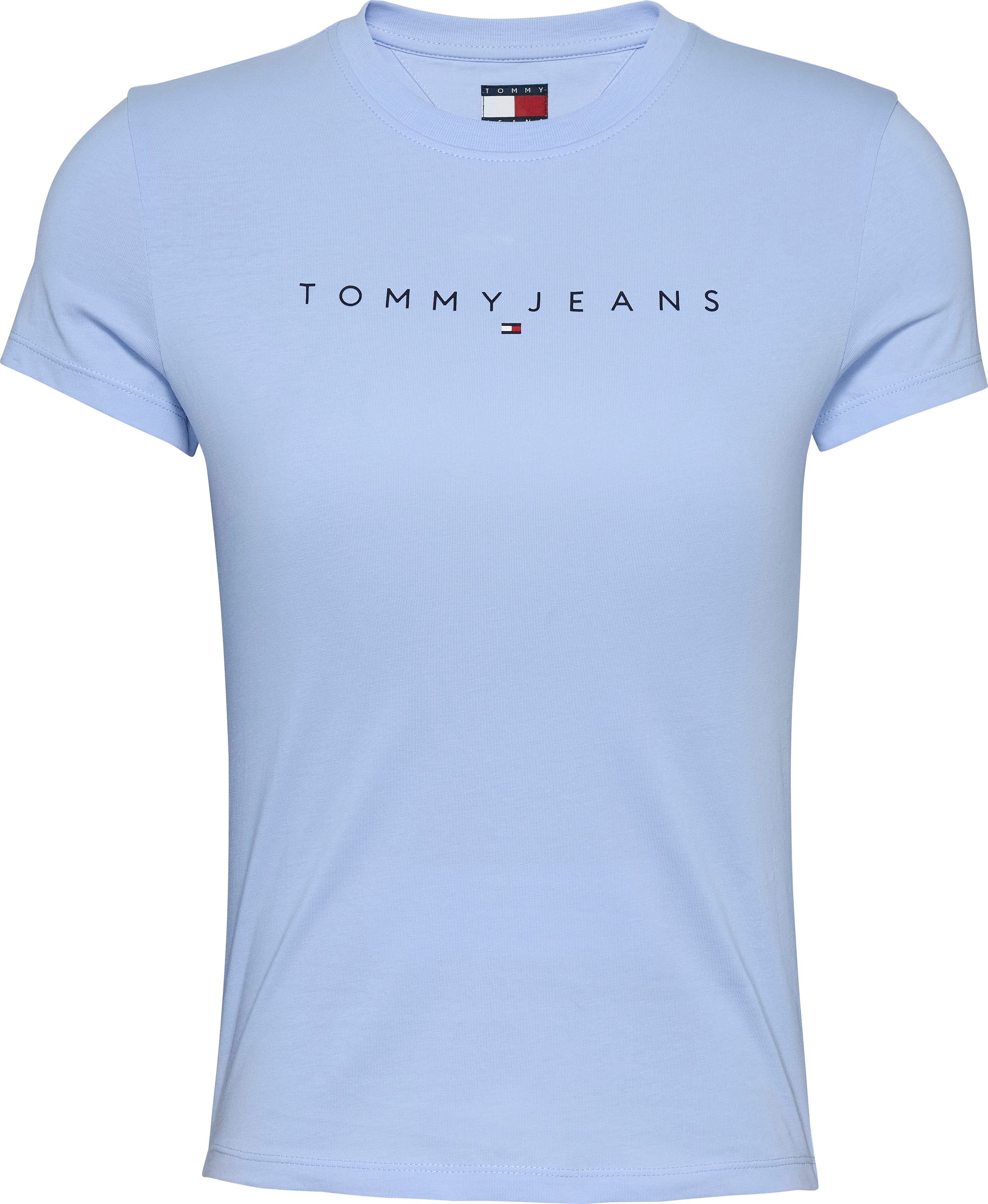 Tommy Jeans T-Shirt »TJW SLIM LINEAR TEE EXT«, mit Logo-Schriftzug