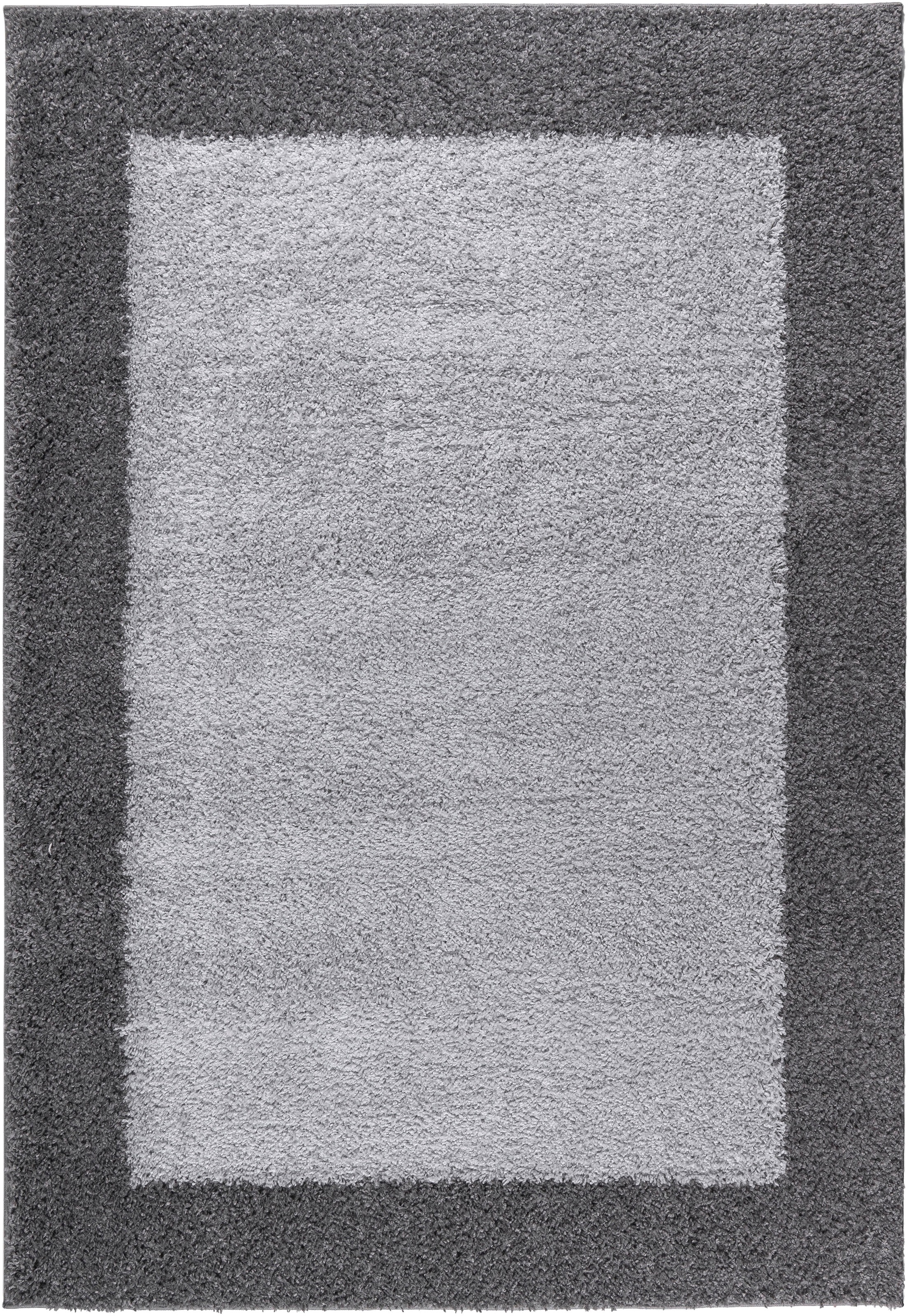 OTTO home Hochflor-Teppich "Liams" rechteckig 30 mm Höhe mit Bordüre, beson günstig online kaufen