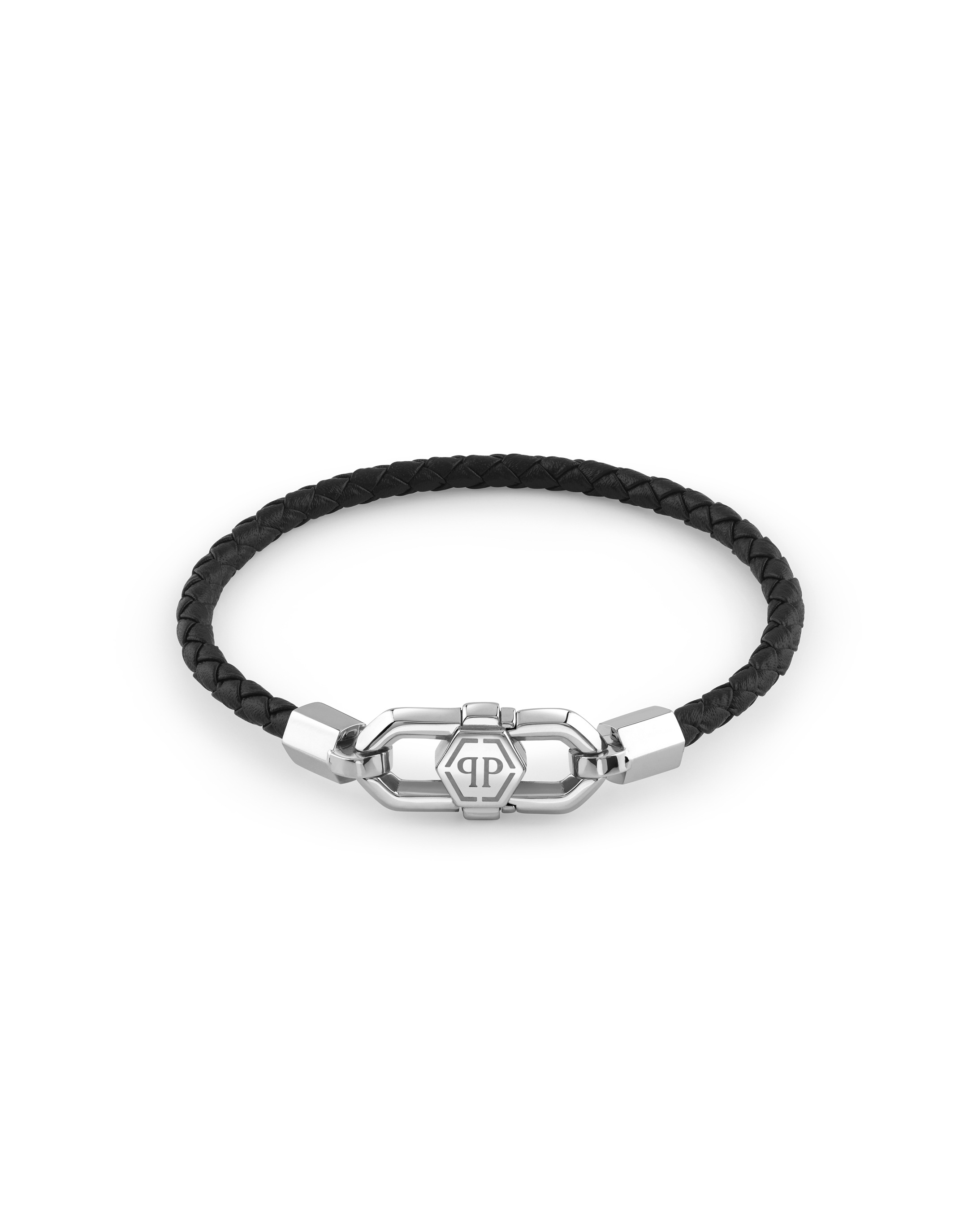 Armkette PHILIPP PLEIN "Armbänder" Gr. L, 21ss, schwarz, stainlesssteel, Armbänder, Herren, L, Armkette