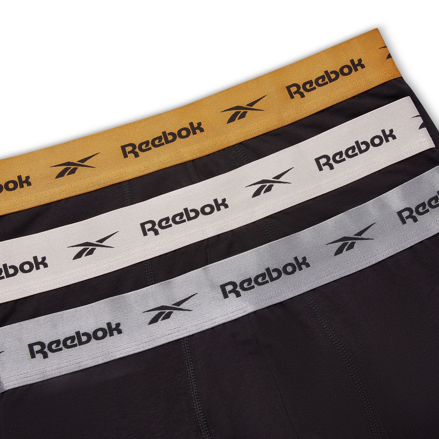 Reebok Trunk »Hirst« 3er Pack,  ohne Eingriff, Metallic-Logobund