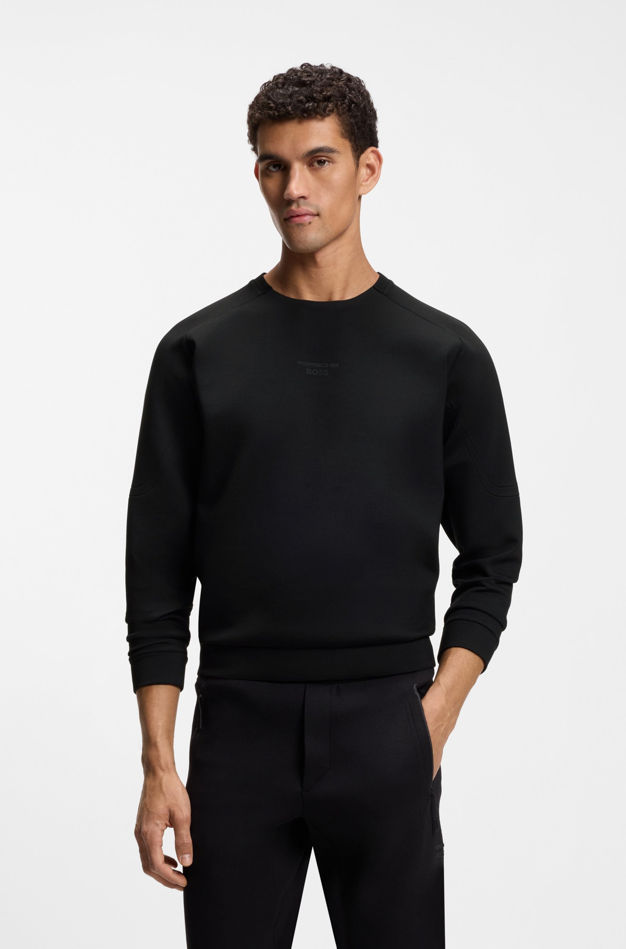 BOSS GREEN Sweatshirt »Porsche Spirit 70 Capsule Collection«, Premium Herrenmode Innovative Geruchskontroll-Technologie HEIQ MINT
