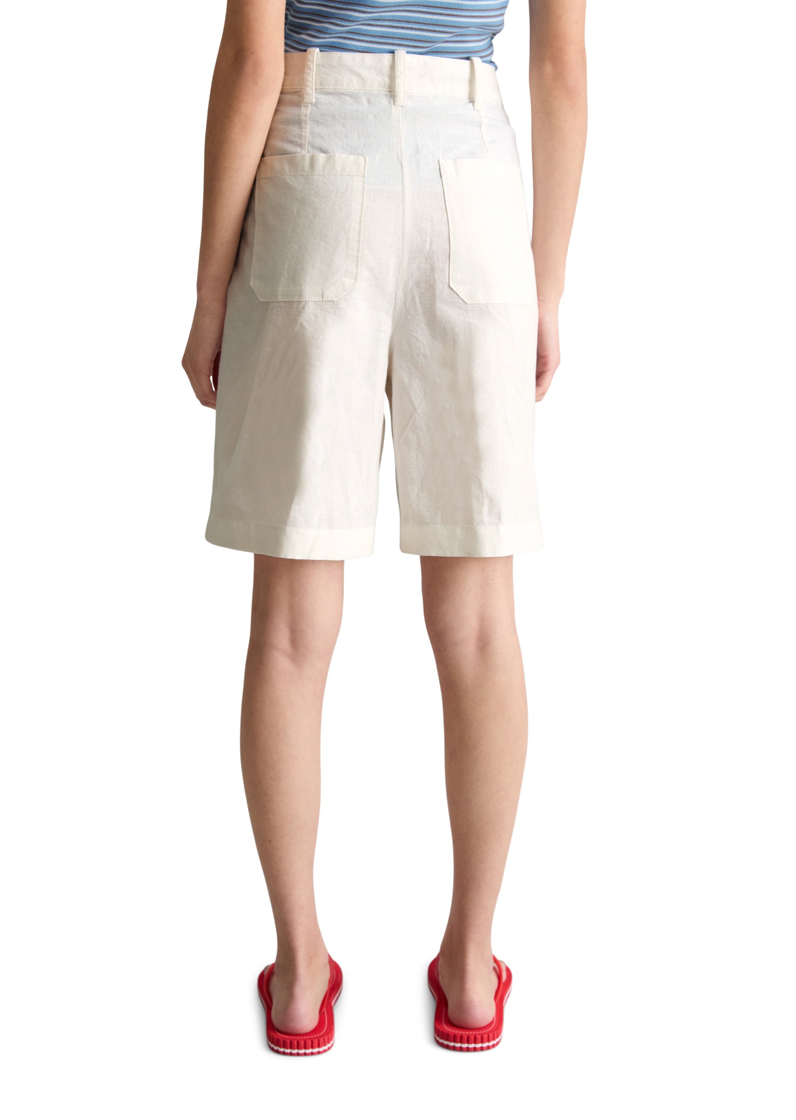 Marc O'Polo DENIM Shorts »aus Leinen-Baumwolle-Mix«