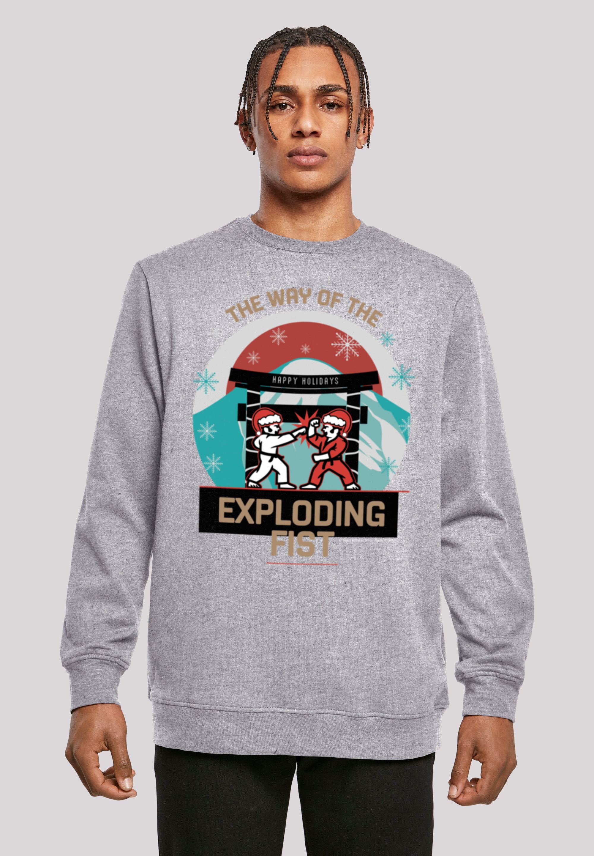 F4NT4STIC Kapuzenpullover "Retro Gaming Way of the Exploding Fist Christmas günstig online kaufen