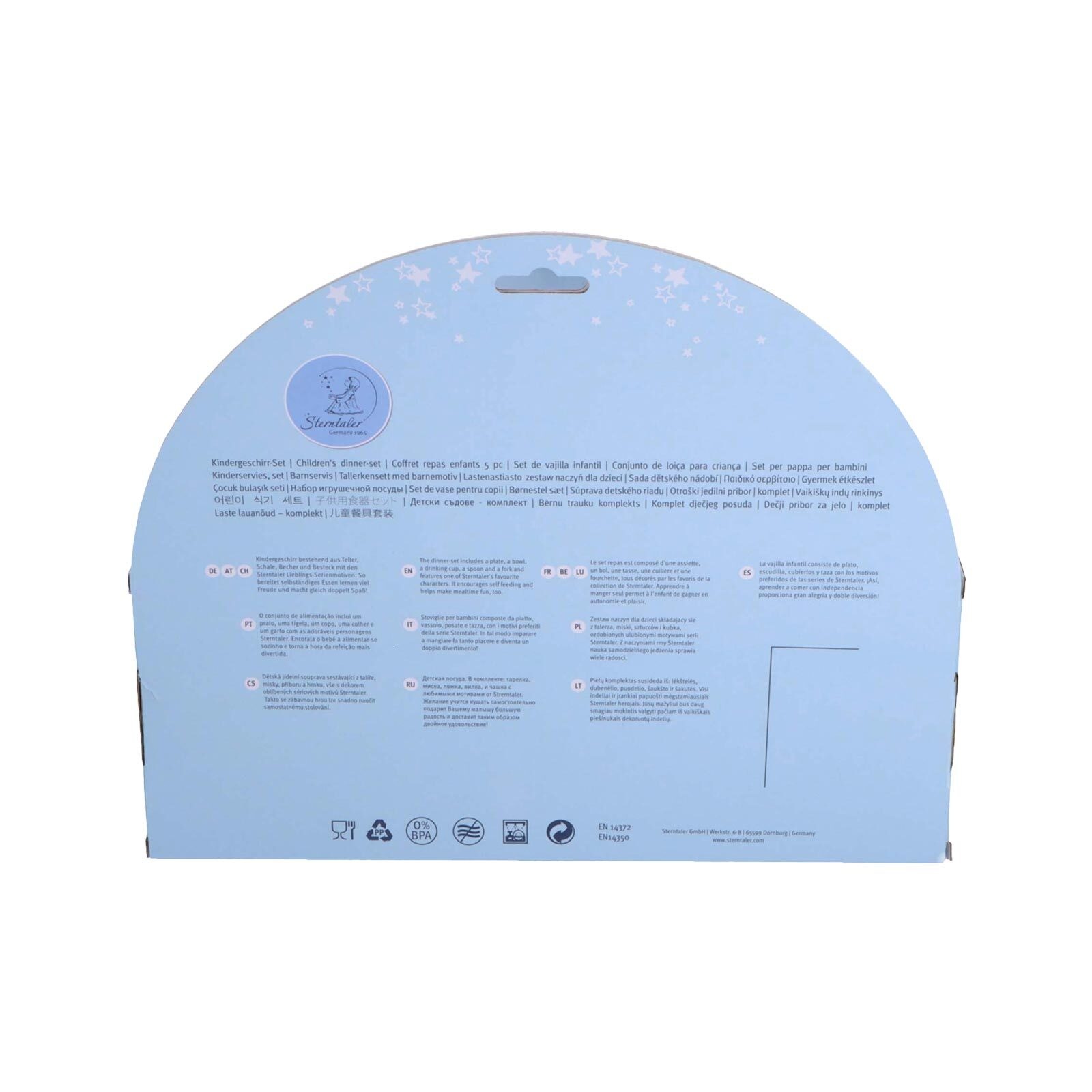 Sterntaler® Kindergeschirr-Set »Kindergeschirr Set 5er Set«