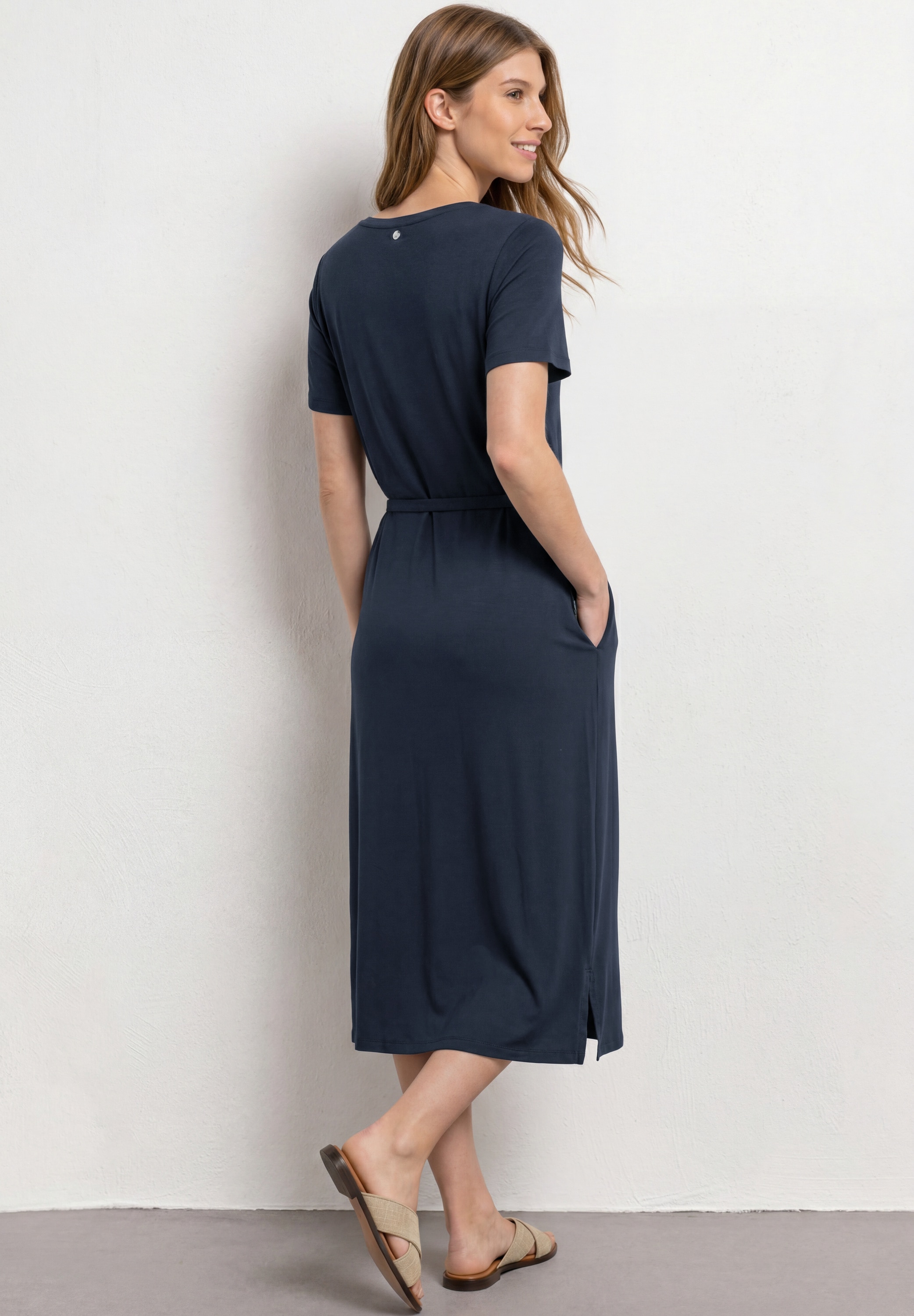 STREET ONE Jerseykleid Ohne Taschen aus Viskose
