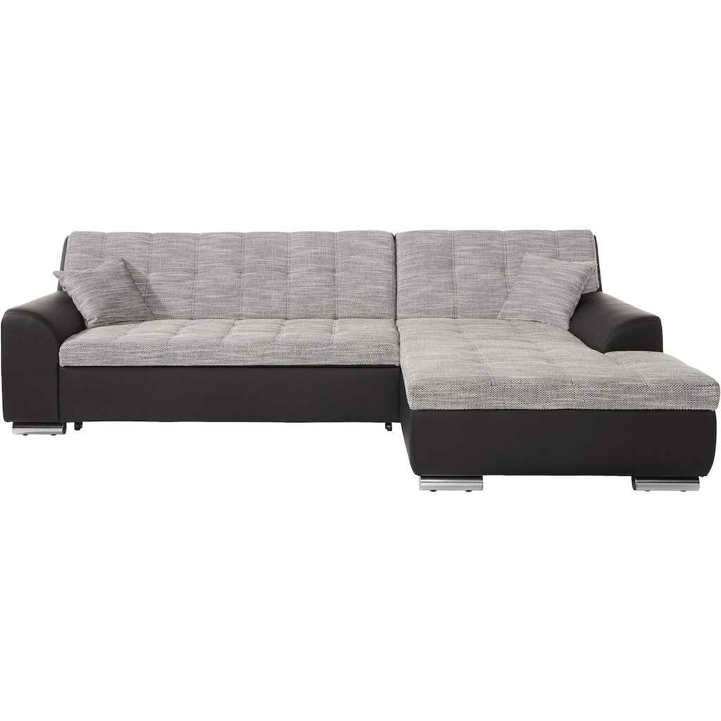DOMO collection Ecksofa »Treviso«, wahlweise mit Bettfunktion, auch in Cord