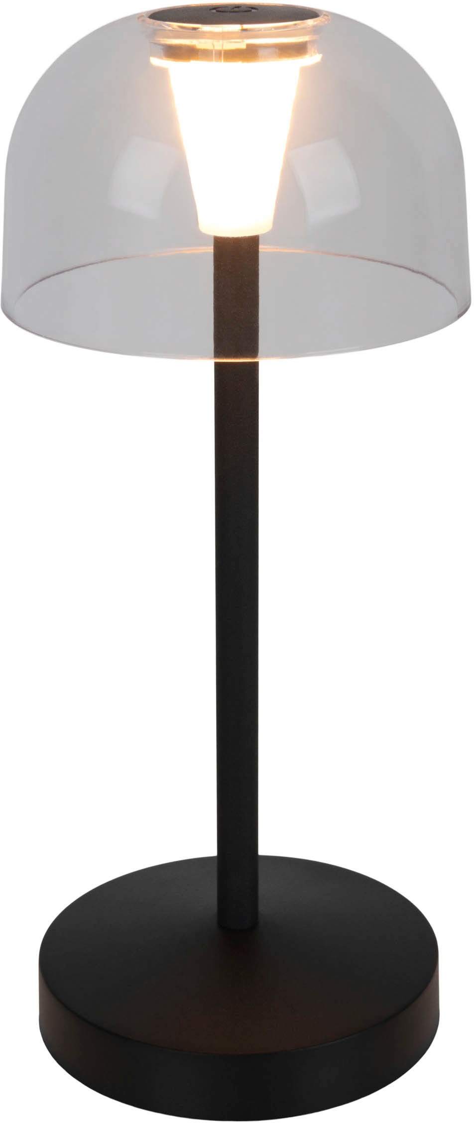 näve LED Tischleuchte »Gomba 18,5 cm«, 2er-Set, Leuchtmittel LED-Modul | LED fest integriert, über USB-Kabel aufladbar, Memoryfunktion, stufenlos dimmbar