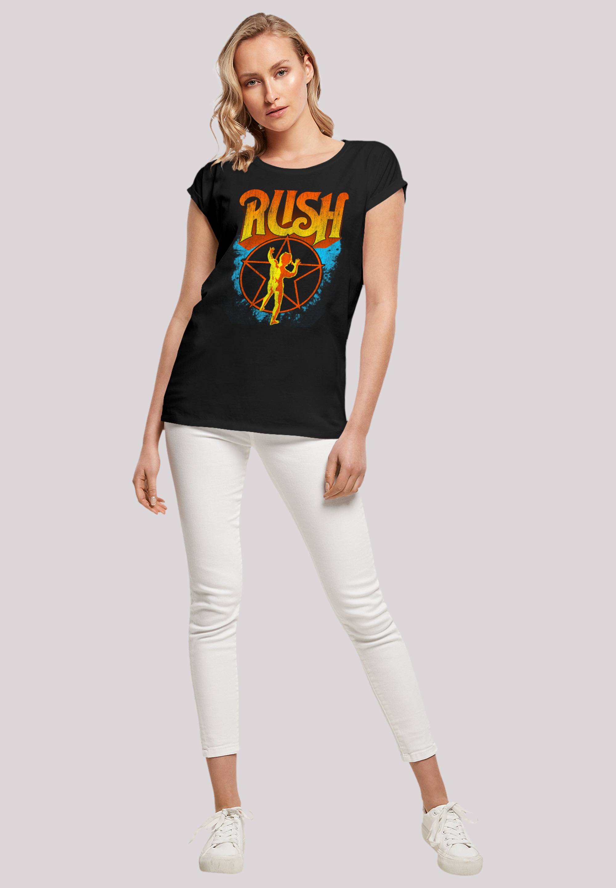 bestellen Qualität online »Rush F4NT4STIC BAUR Premium T-Shirt Rock Starman«, Band |