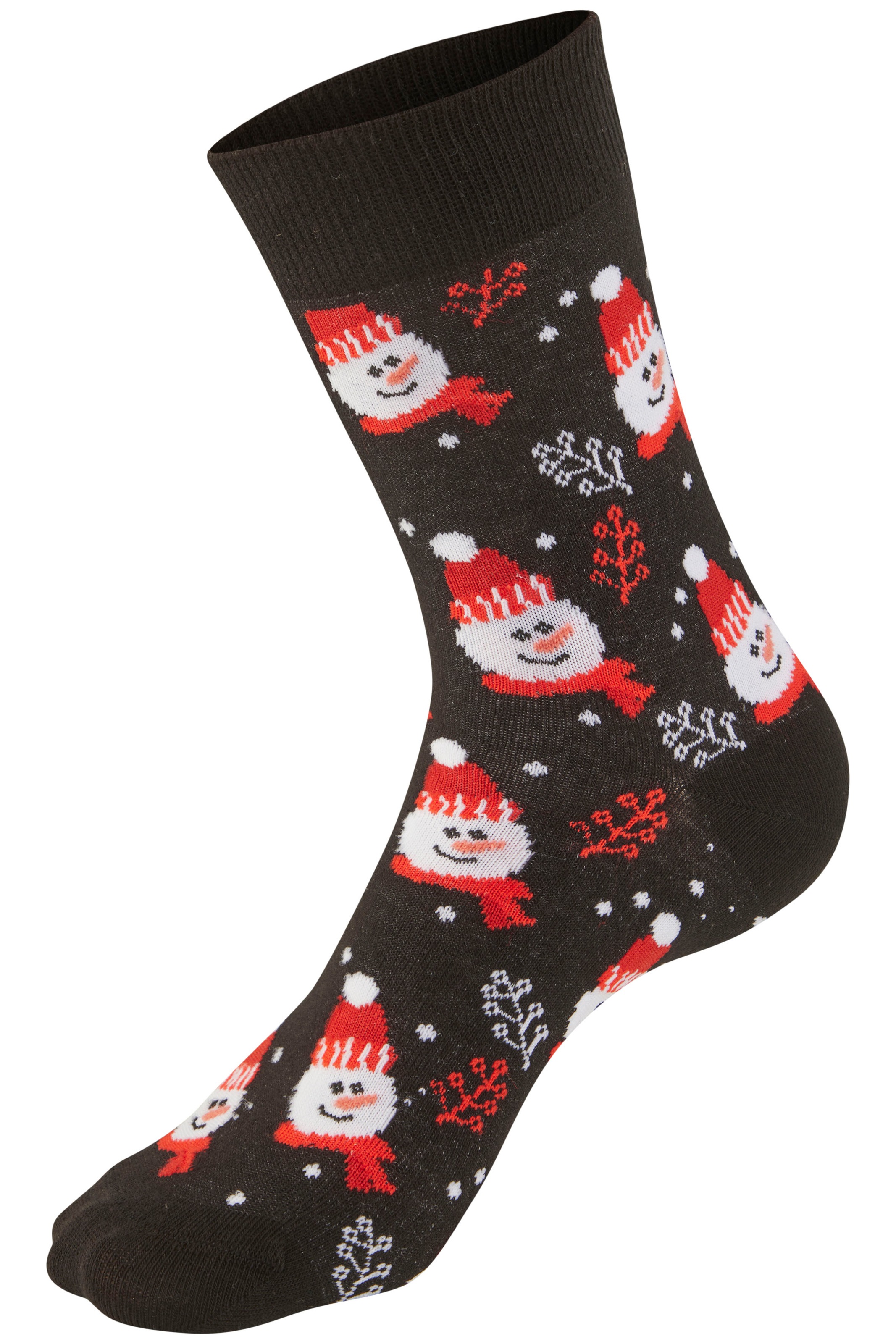 H.I.S Basicsocken, (Packung, 3 Paar), mit lustigen Weihnachtsmotiven