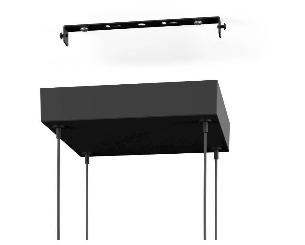 EGLO Hängeleuchte »SALVILANAS-Z Hängelampe, schwarz, ZigBee 3.0, Disco-Modus, Pendellampe«, 1 flammig, Leuchtmittel LED-Modul | LED wechselbar, Timer, App/Sprachsteuerung Alexa, ‎77x20x110 cm, exkl. Fernbedienung