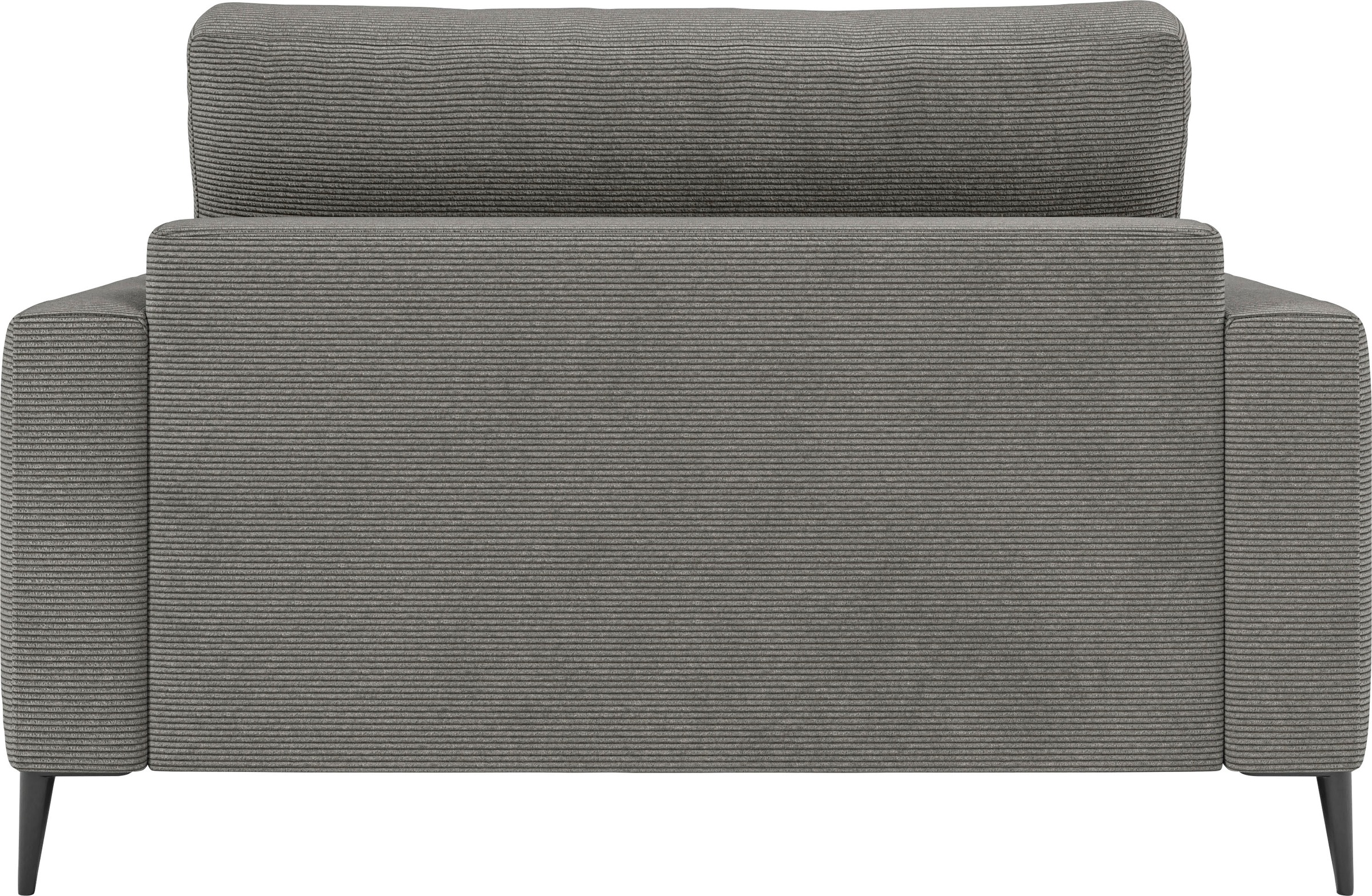 INOSIGN Chaiselongue »Downtown Loungemöbel zum Relaxen, B/T/H: 132/170/84 cm«, auch in Bouclé, Cord und Easy care - leicht mir Wasser zu reinigen