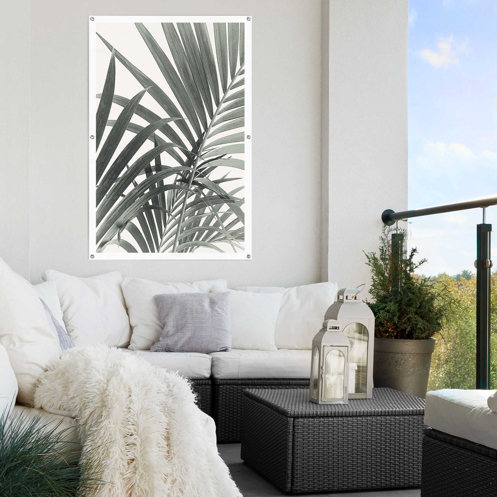 Reinders Poster "Palmenblätter" leichtes und wasserfestes Gartenposter für günstig online kaufen