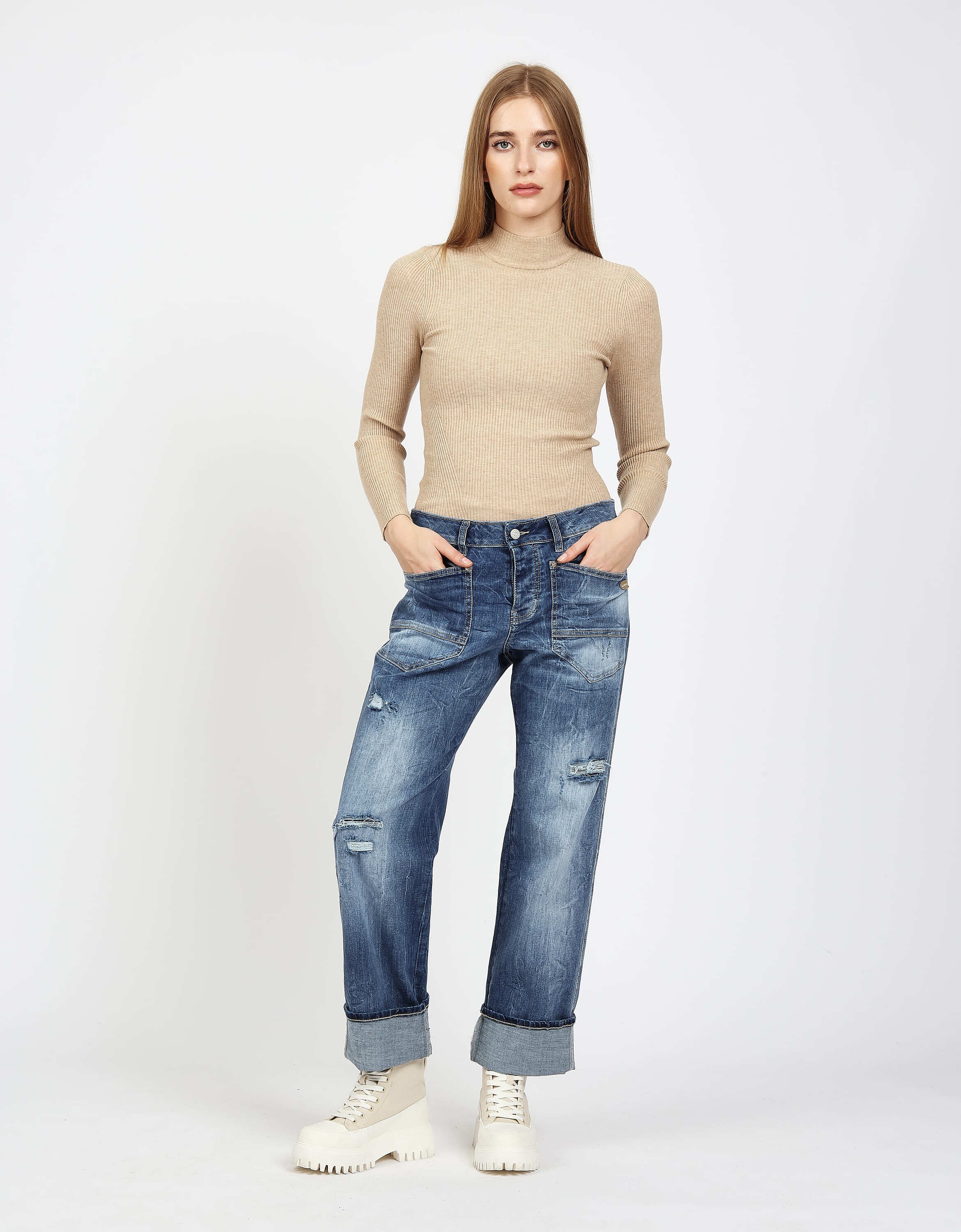 GANG Loose-fit-Jeans "GANG Jeans Loose Fit 94ROBERTA" günstig online kaufen