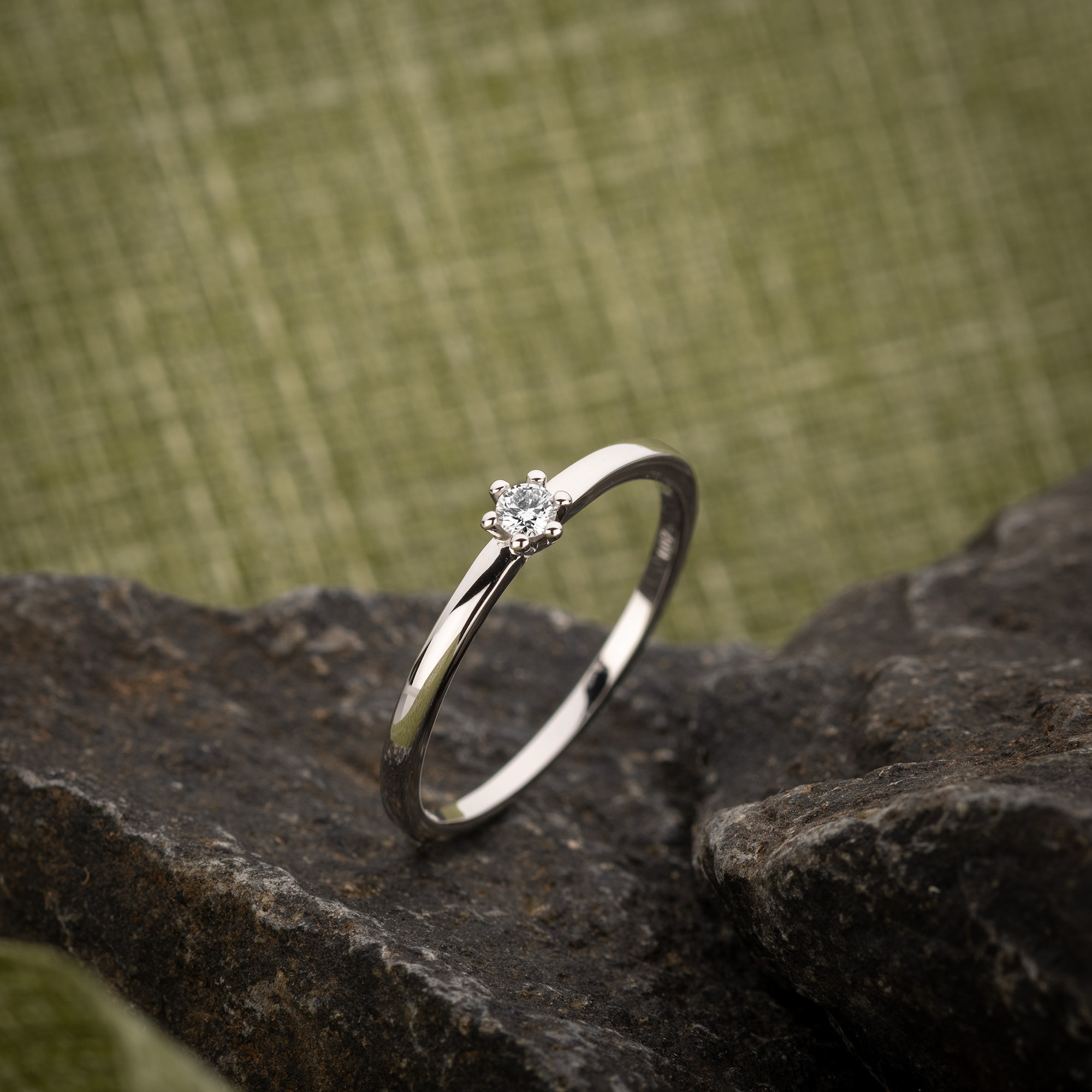 Orolino Fingerring »Gold 585 mit Brillant 0,07ct.«