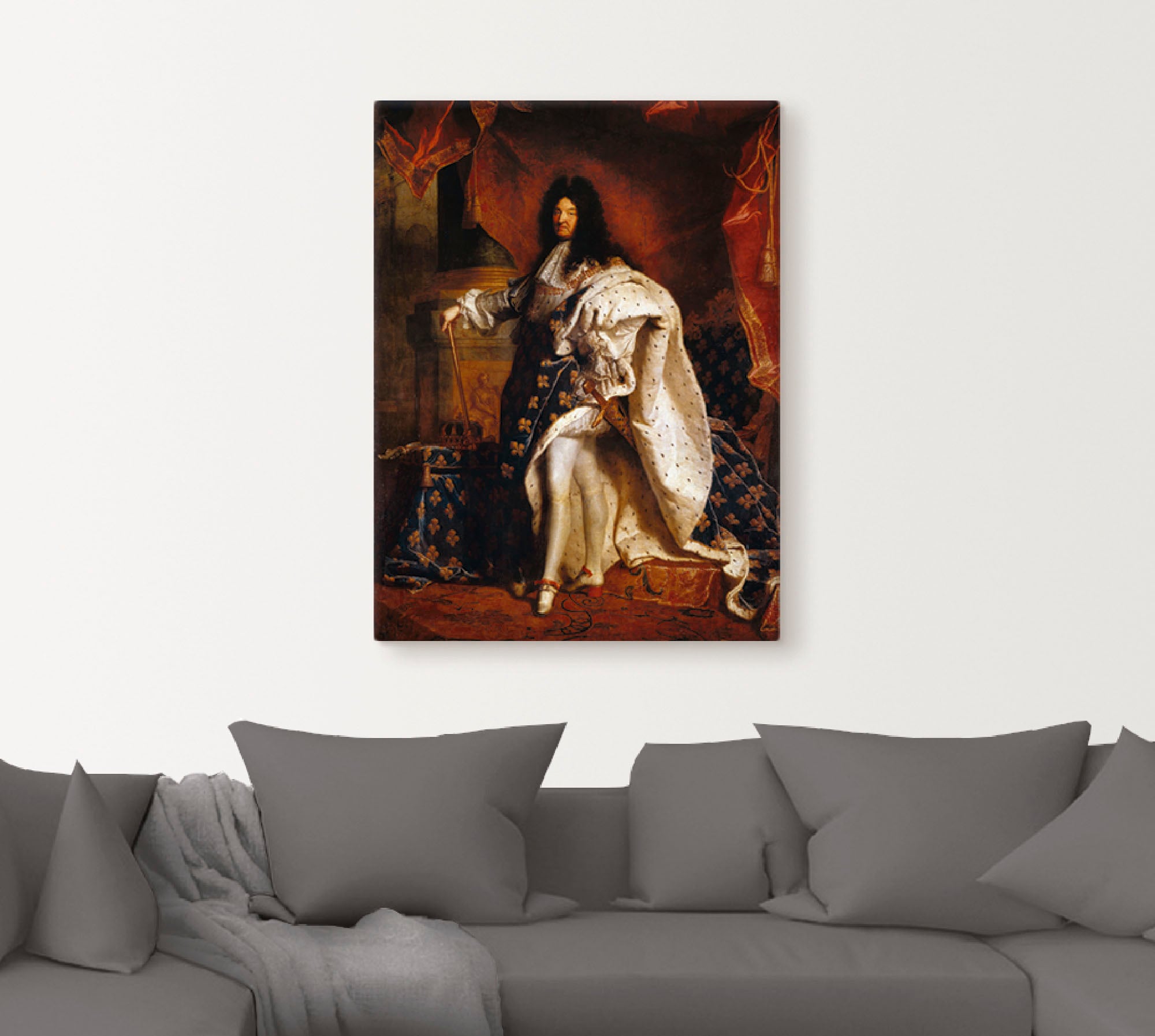 Artland Wandbild »Ludwig XIV. von Frankreich, 1701«, Menschen, (1 St.), als Alubild, Outdoorbild, Leinwandbild, Poster in verschied. Größen
