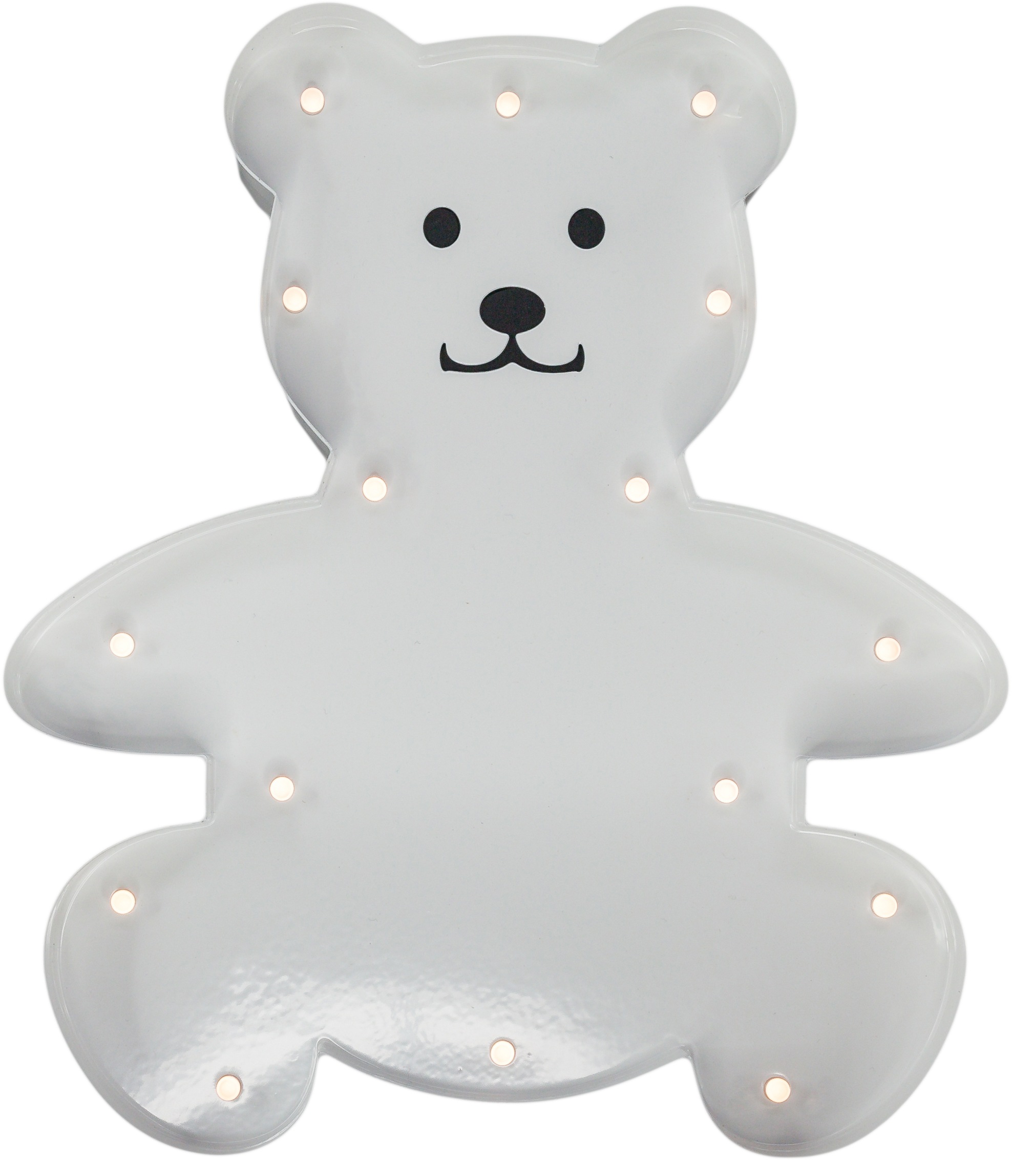 MARQUEE LIGHTS LED Dekolicht »Teddy«, 18 flammig-flammig, Wandlampe,  Tischlampe Teddy mit 18 festverbauten LEDs - 20x23 cm kaufen | BAUR