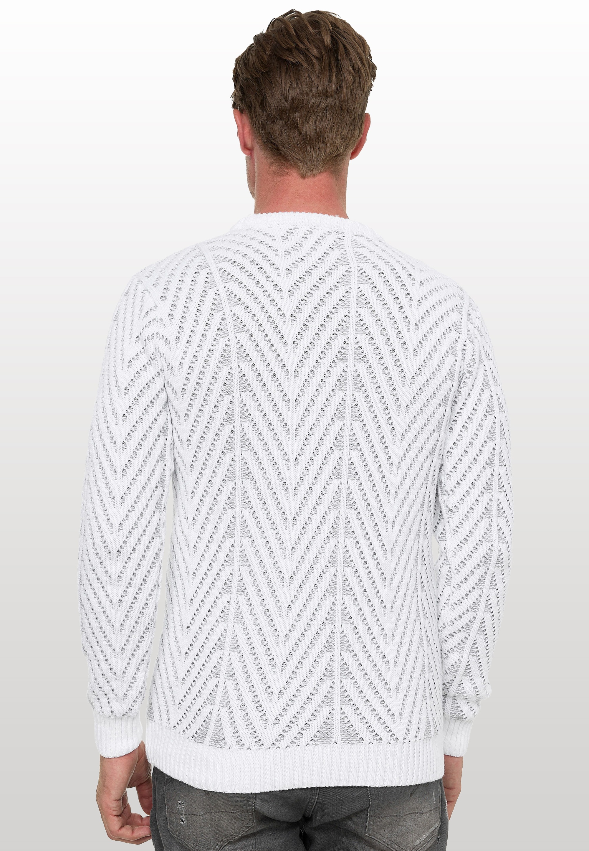 Rusty Neal Strickpullover, mit angesagtem Design