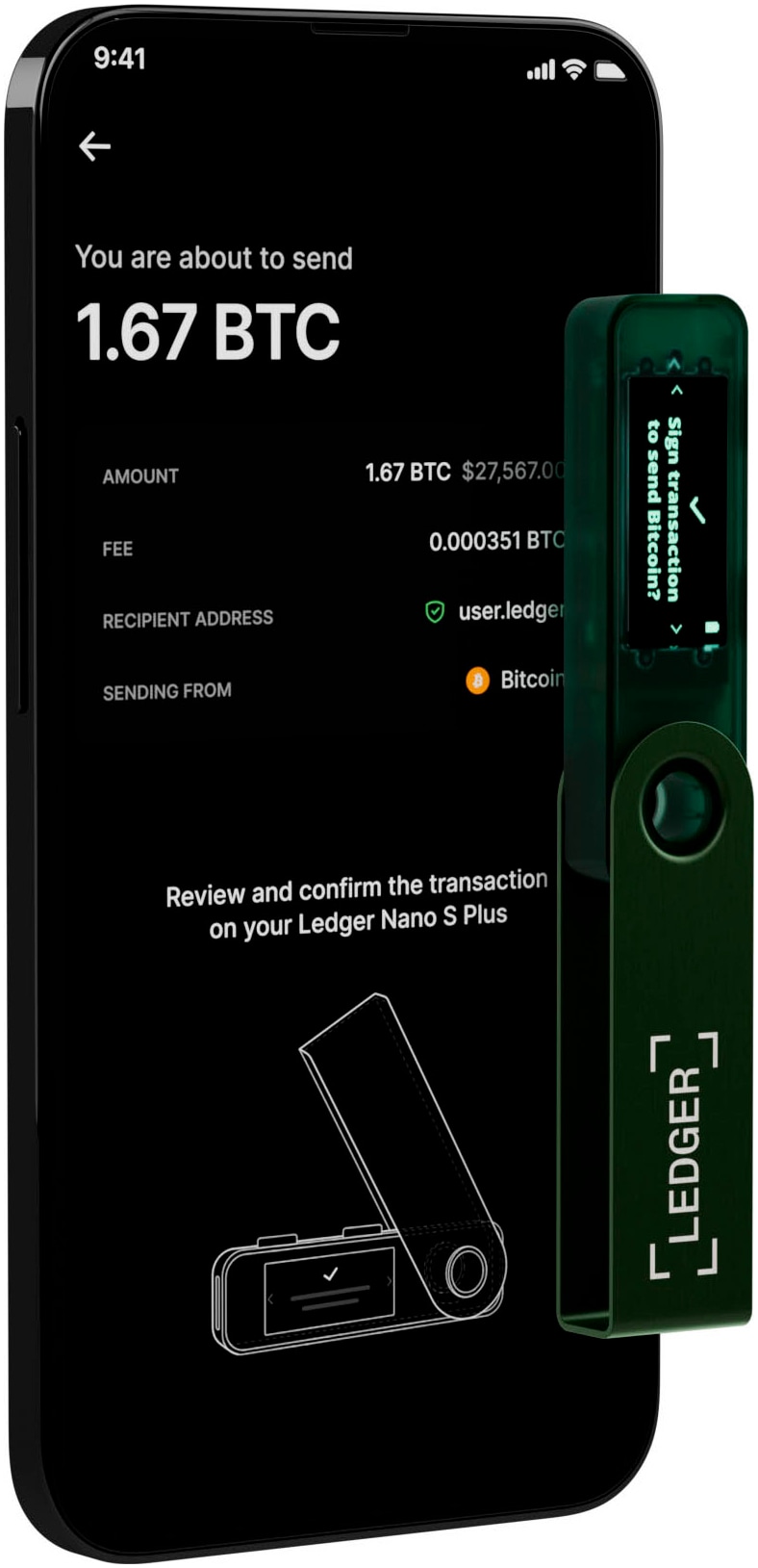 Krypto Hardware-Wallet »Nano S Plus«