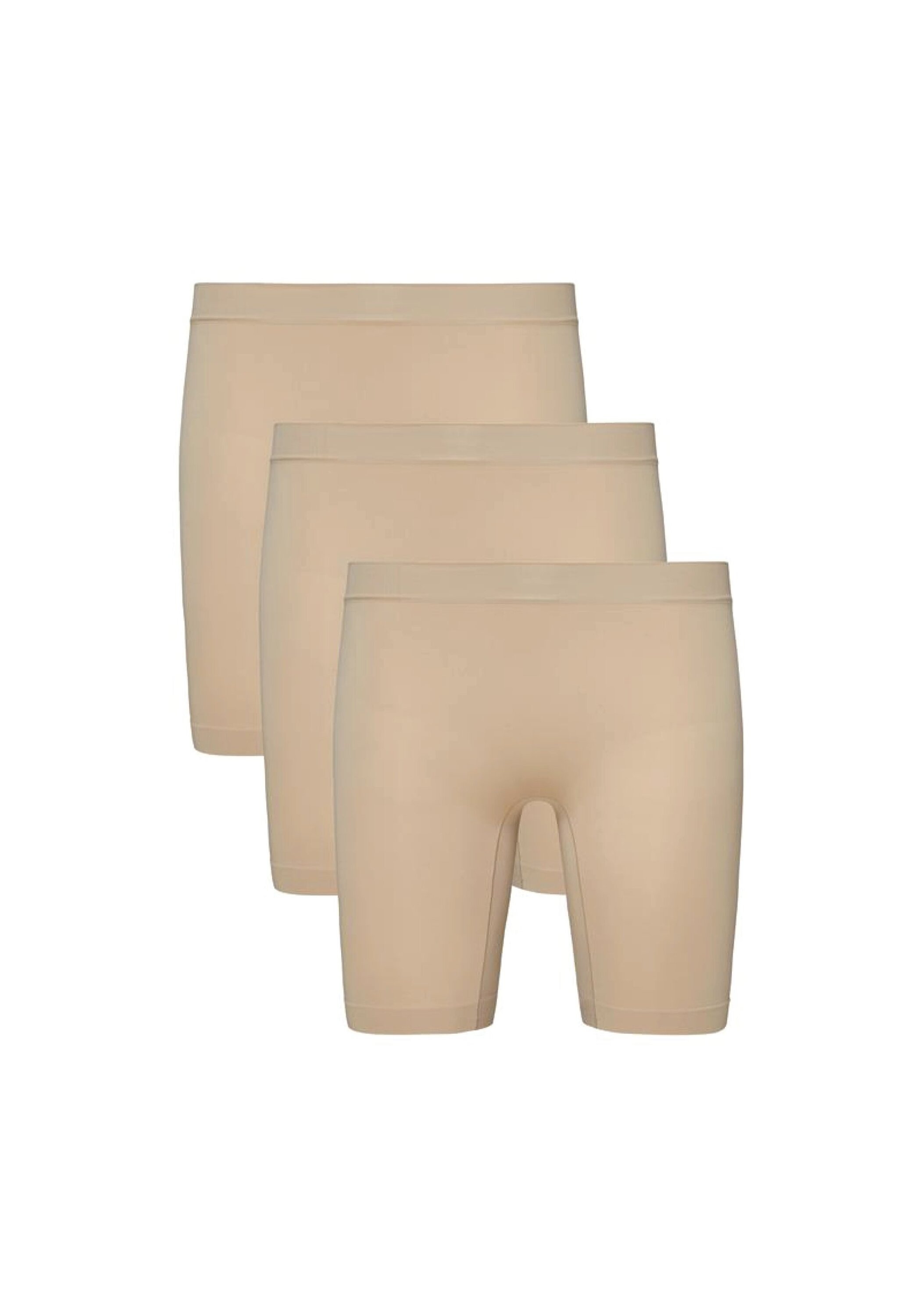 JOCKEY Damen Panty "Panty Skimmies Slipshort 3er Pack", Gr. XL, beige, Obermaterial: 85% Polyamid PA. 12% Elasthan EL. 3% Baumwolle CO., Unterhosen
