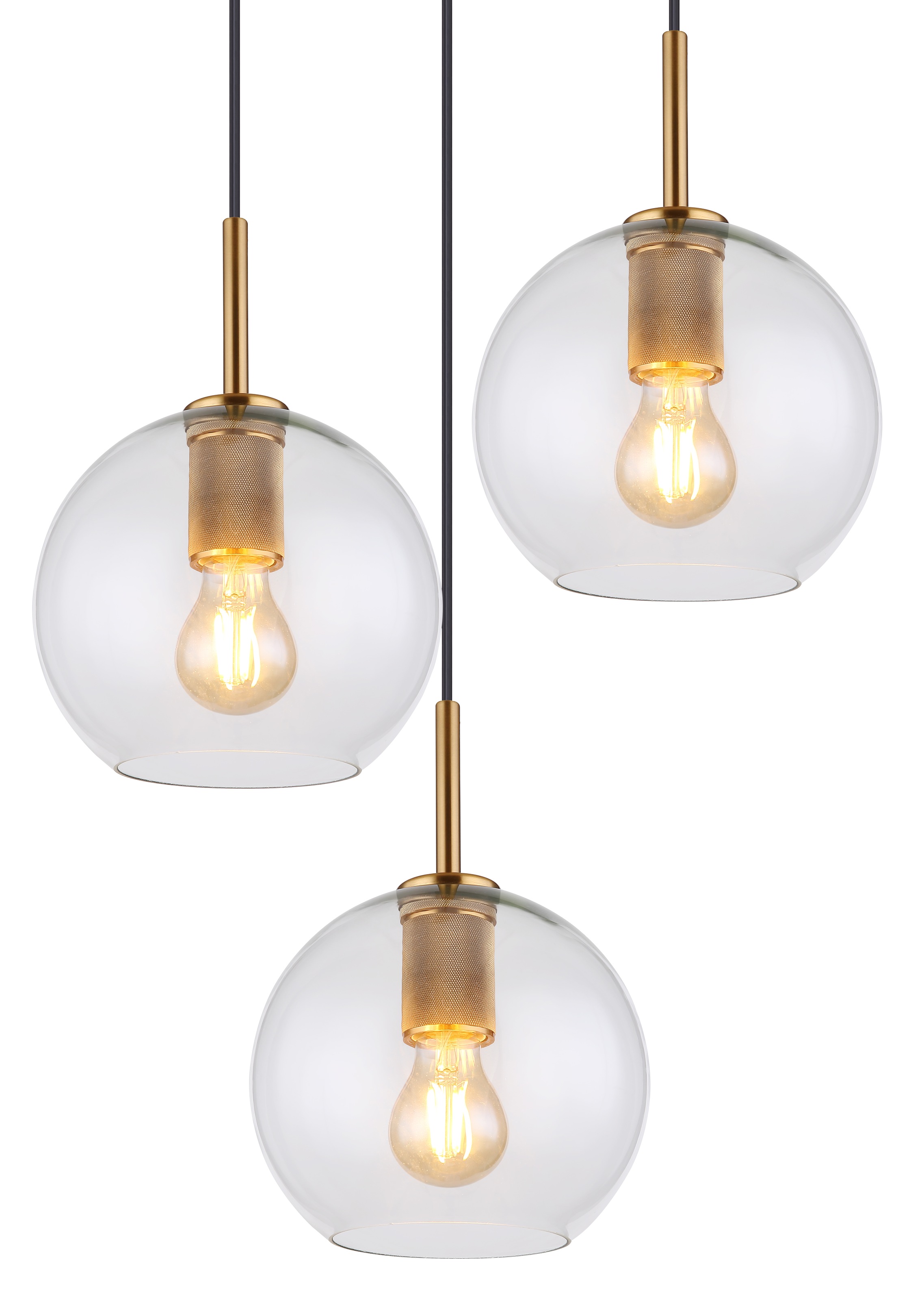 GLOBO LIGHTING Hängeleuchte »ADARA« E27 1 Stk. Hängeleuchte für Esszimmer Messing modern
