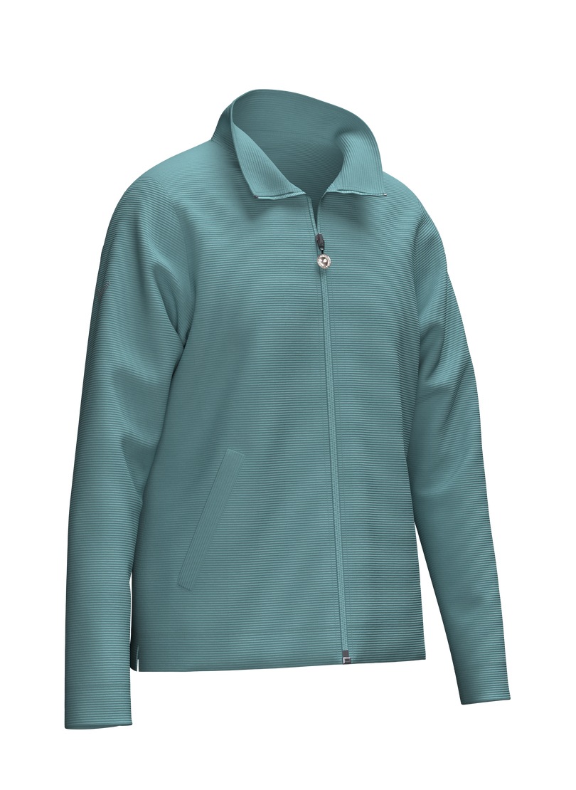 Trigema Sweatjacke "TRIGEMA Jacke mit funkelnden Strass-Steinen" 1 günstig online kaufen