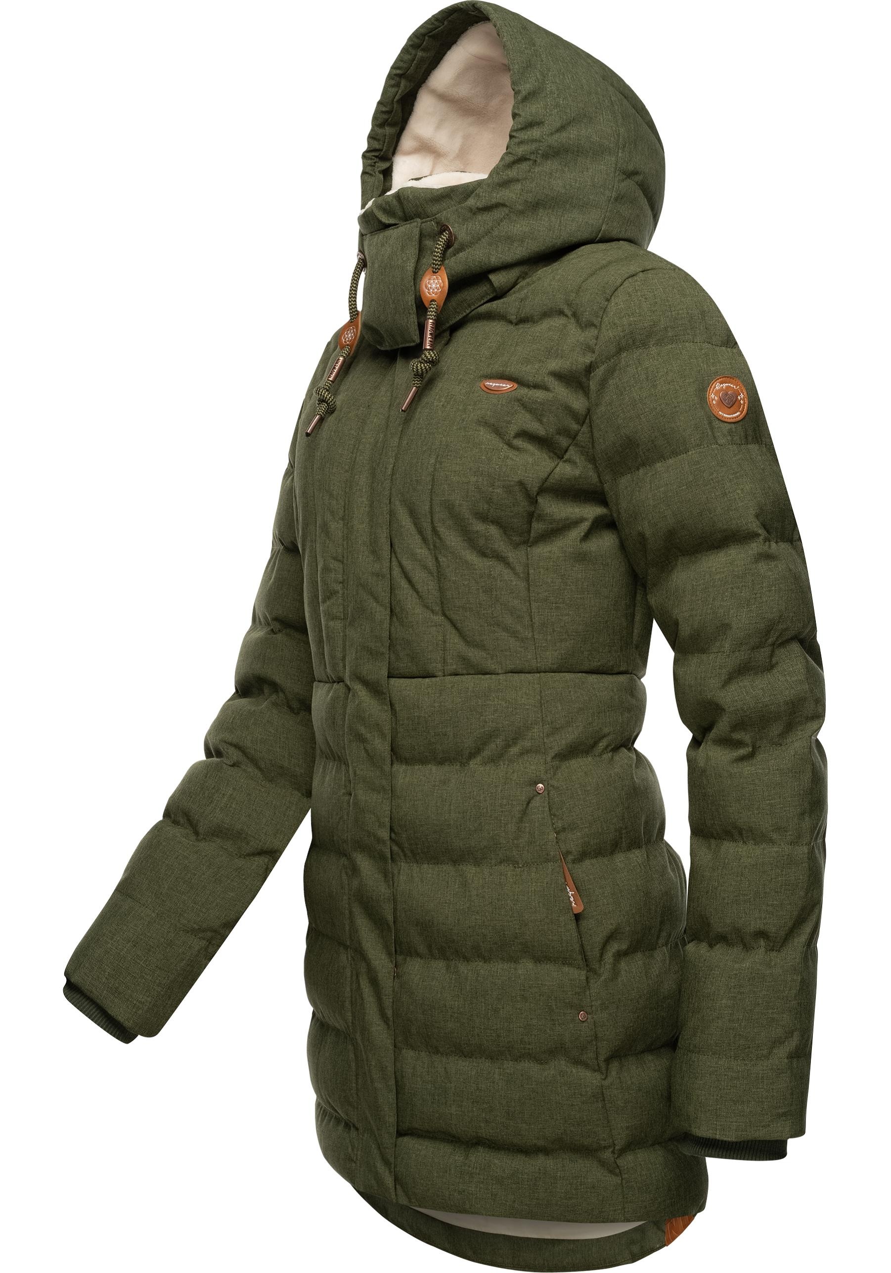 Ragwear Kurzmantel "Ashanta", Wasserdichter Winterparka mit gefütterter Kap günstig online kaufen