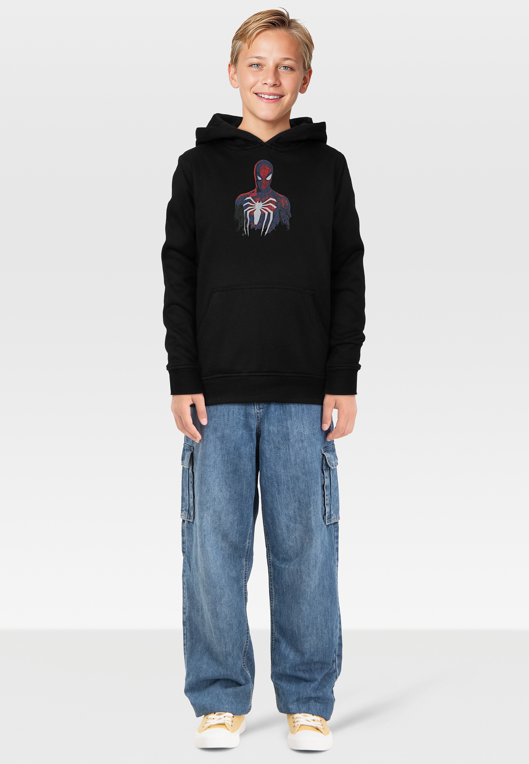 MisterTee Kapuzenpullover »MisterTee Kids Spiderman Logo Hoody« 1