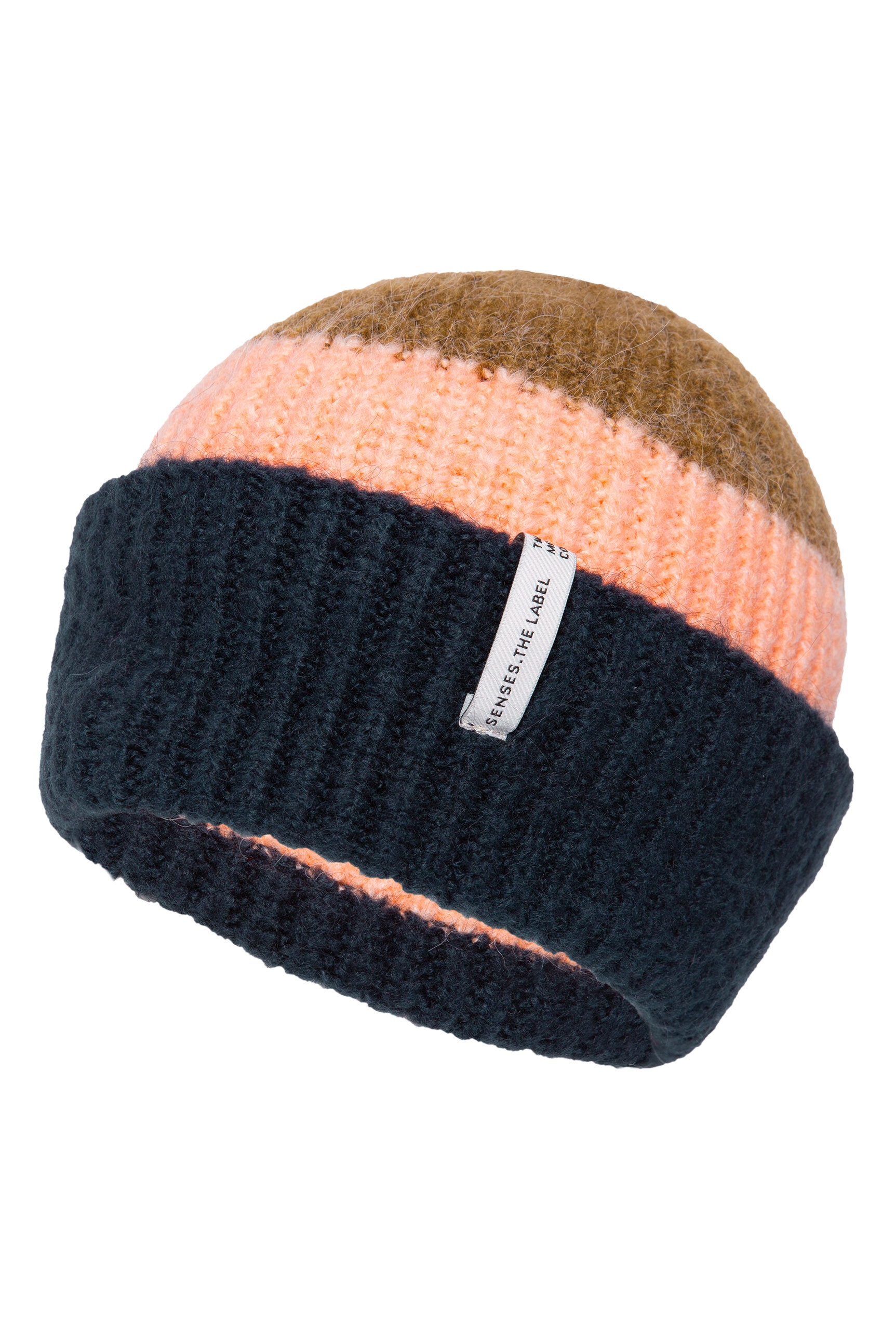 SENSES.THE LABEL Strickmütze mit breitem Umschlag günstig online kaufen