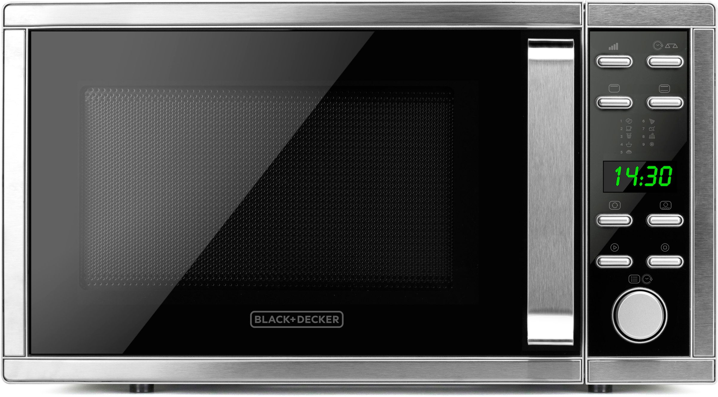 Black + Decker Mikrowelle "BXMZ901E", Mikrowelle-Grill, 1000 W