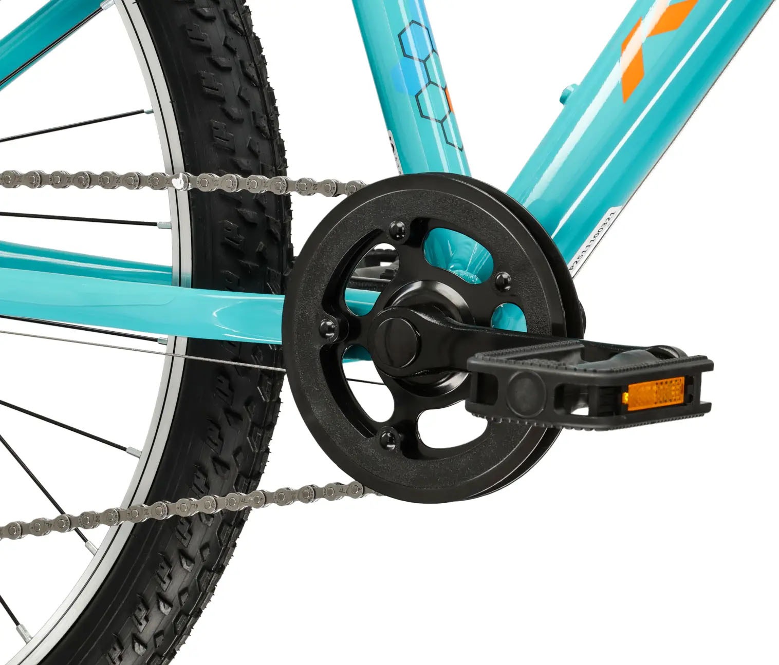 Kross Kinderfahrrad »KROSS Kinderad 24" Hexagon JR 1.0 Blau 8 Gänge 2026« 8 Gang Shimano TOURNEY TX800 Schaltwerk Kettenschaltung