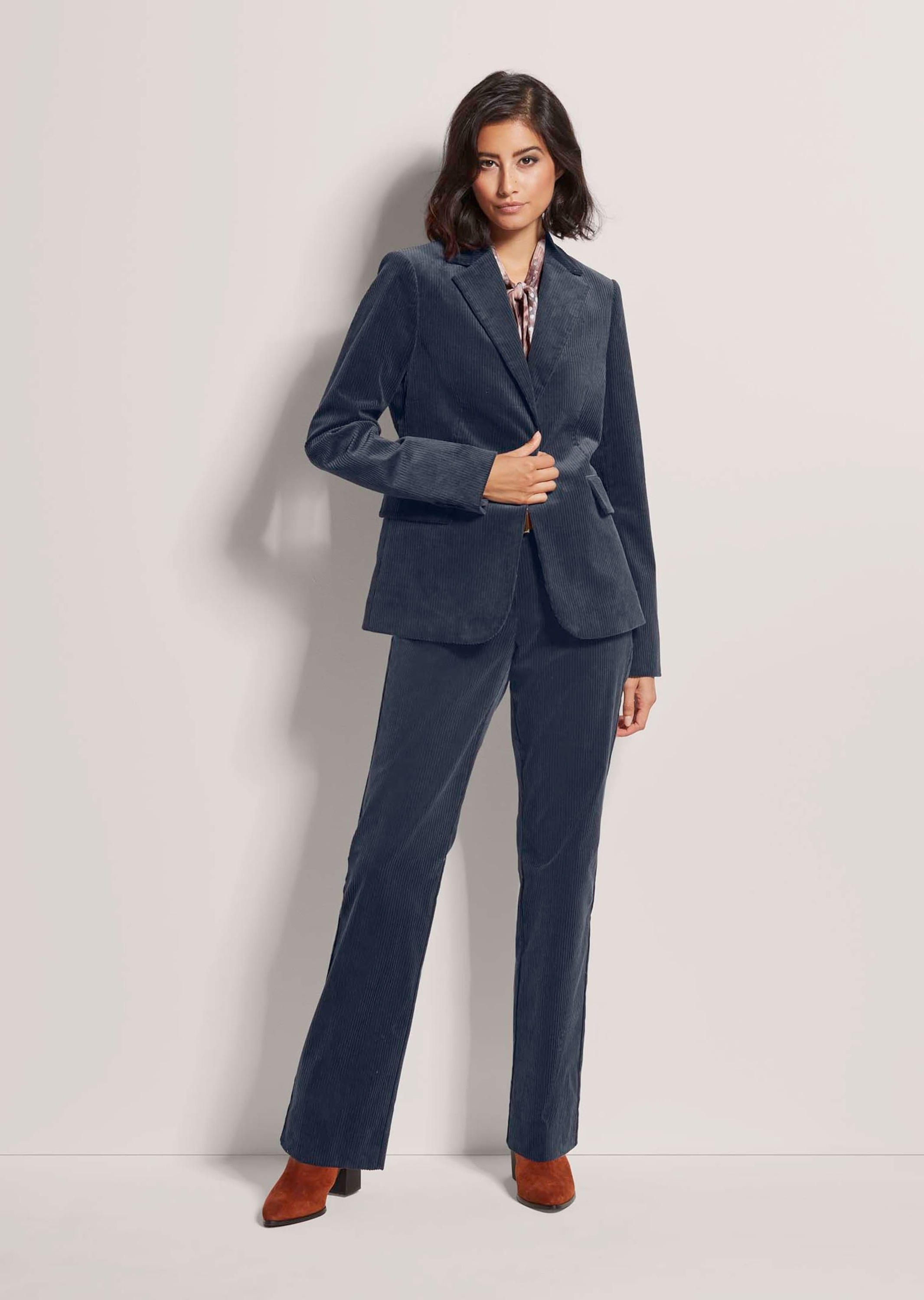 MADELEINE Jerseyblazer "Cordblazer Klassischer Cordblazer mit Reverskragen" günstig online kaufen