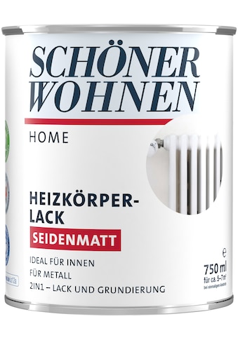 SCHÖNER WOHNEN-Kollektion Heizkörperlack »Home«, (1), 750 ml, weiß, seidenmatt, hitze-... kaufen