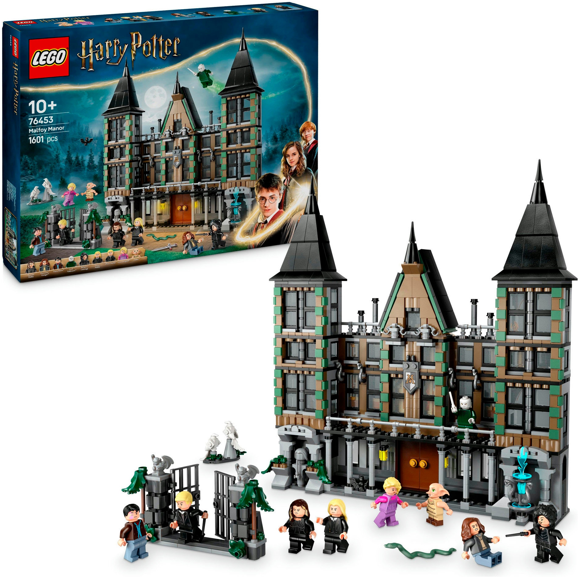 Konstruktionsspielsteine »Landsitz der Familie Malfoy (76453), LEGO Harry Potter«,...